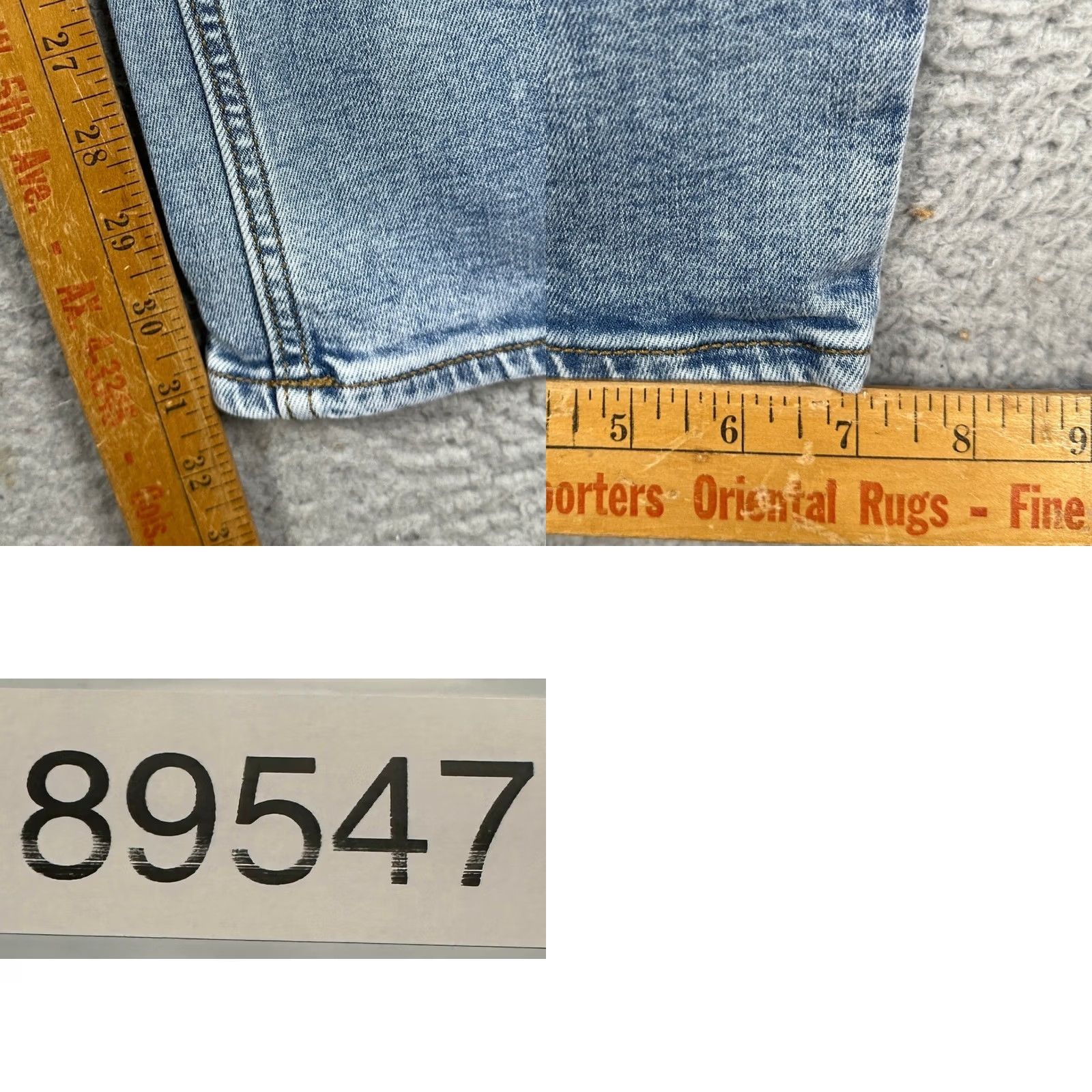 Banana Republic Banana Republic Travel Jeans Mens 38X32 Blue Slim Fit Light Wash Stretch Denim Jeans Slim Mens Blue 90s? Size US 38 / EU 54 - 8 Thumbnail