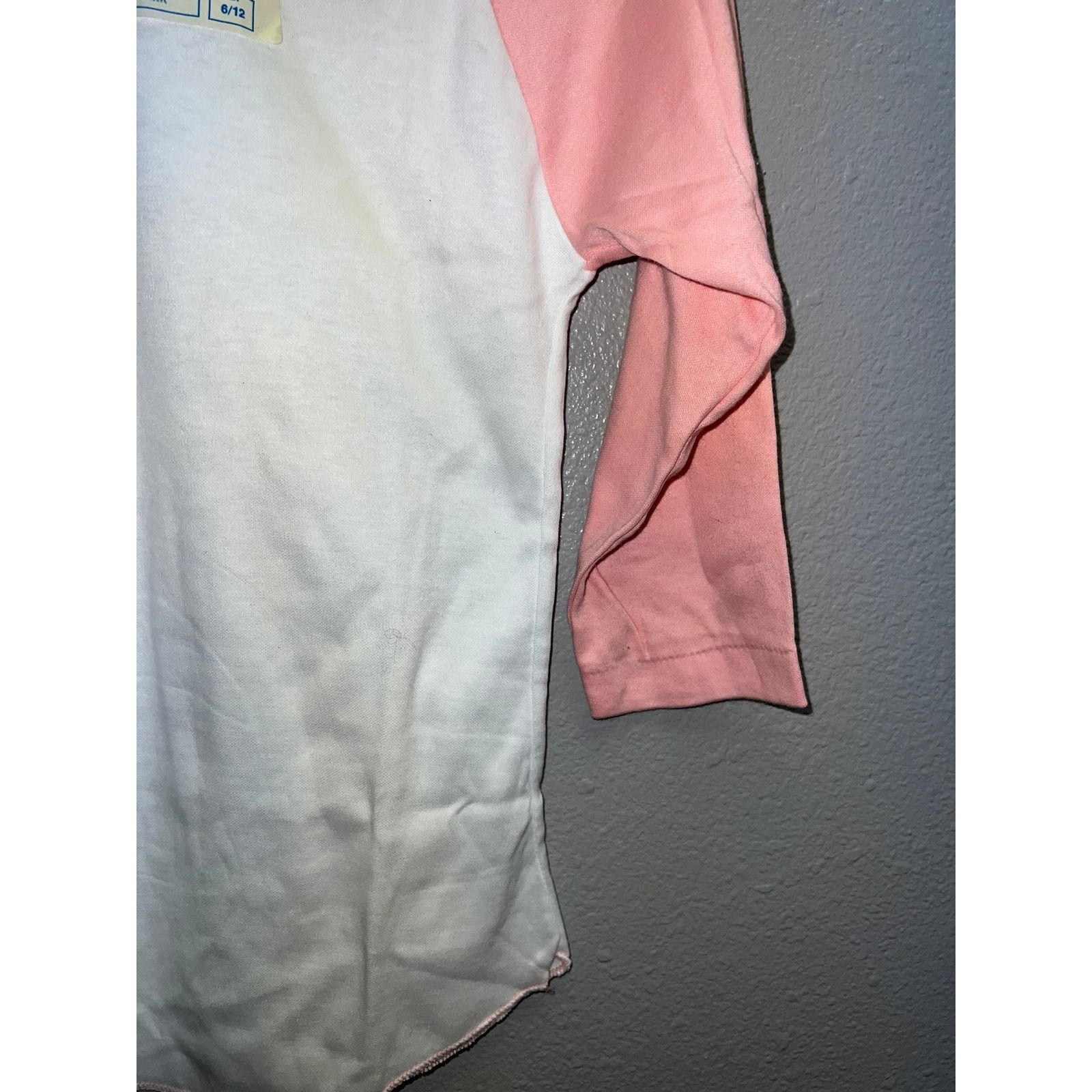 Vintage 80s Women's MJ Soffe White Pink Raglan Shirt Top Women M Size M / US 6-8 / IT 42-44 - 4 Thumbnail