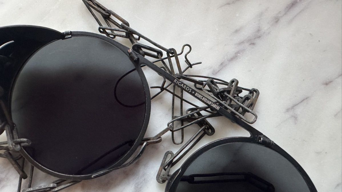 Boris Bidjan Saberi BBS x Rigards Black Aviator Sunglasses RG1011BBS Size ONE SIZE - 11 Thumbnail