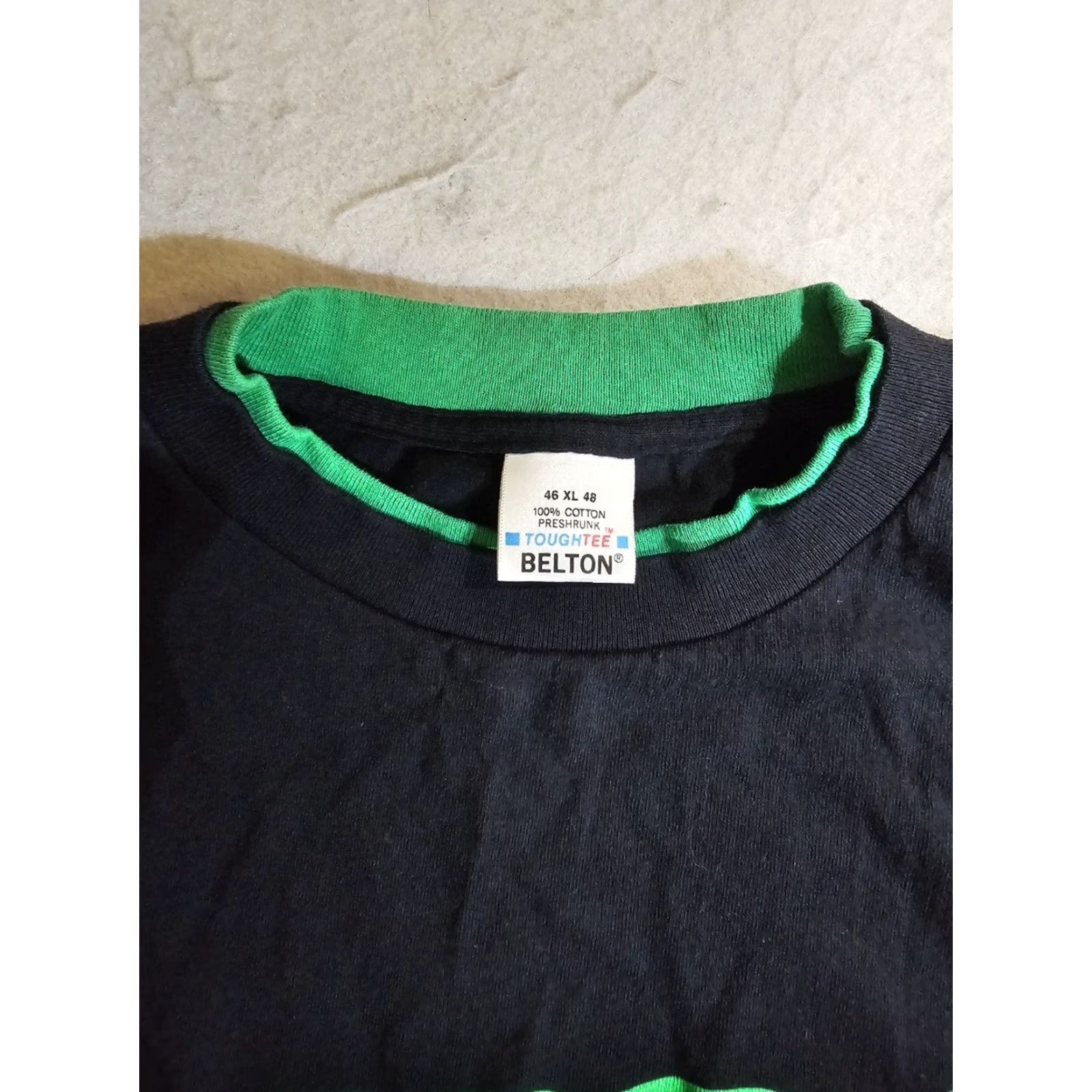 Vintage VINTAGE KOOL Cigarettes T-Shirt Black Green 1990s Mens XL Crew Neck Short Sleeve Graphic Print 90s Bluegrass Brand Cotton Size US XL / EU 56 / 4 - 3 Thumbnail