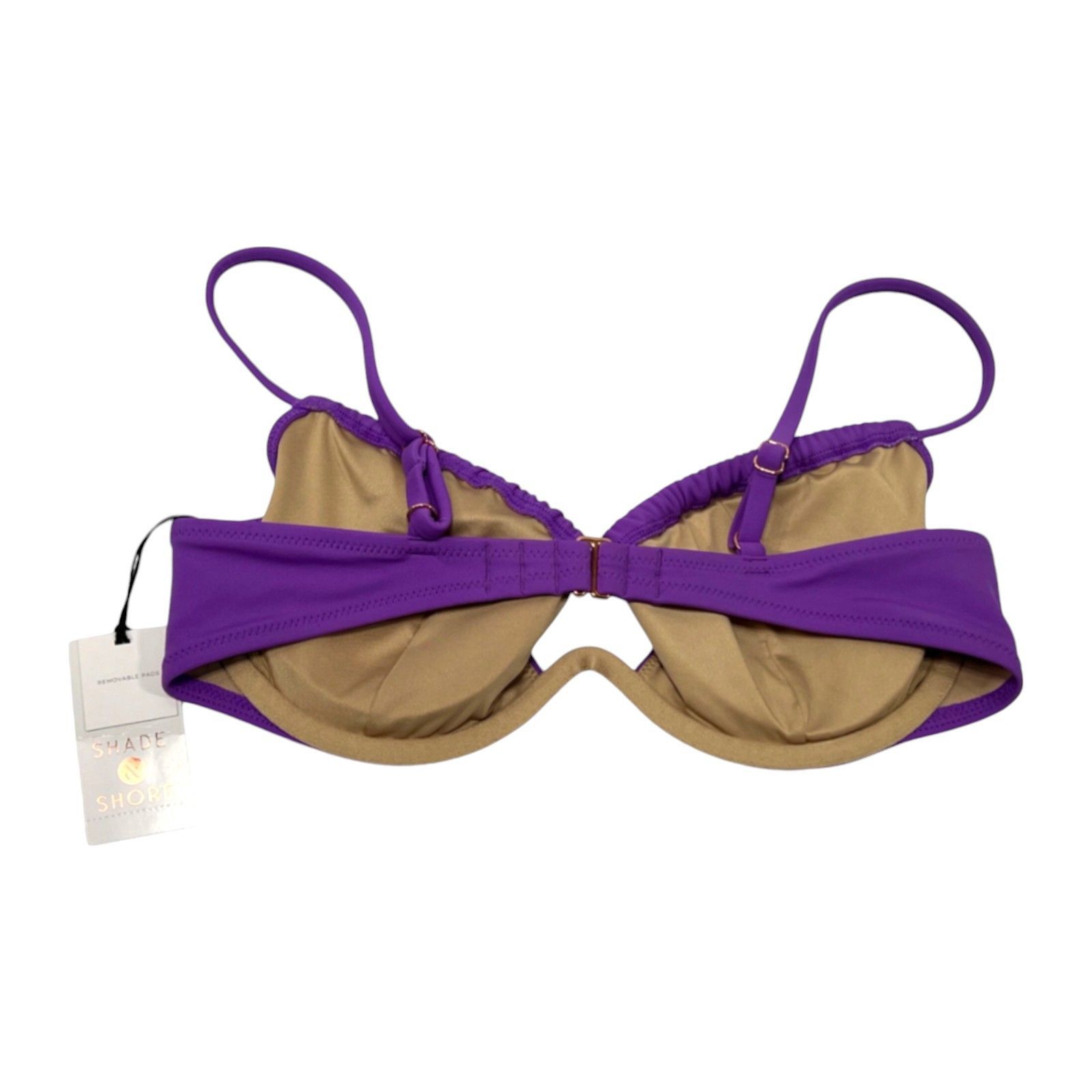 Other Shade & Shore - Women's Tunneled Neckline Underwire Bikini T Size ONE SIZE - 4 Thumbnail