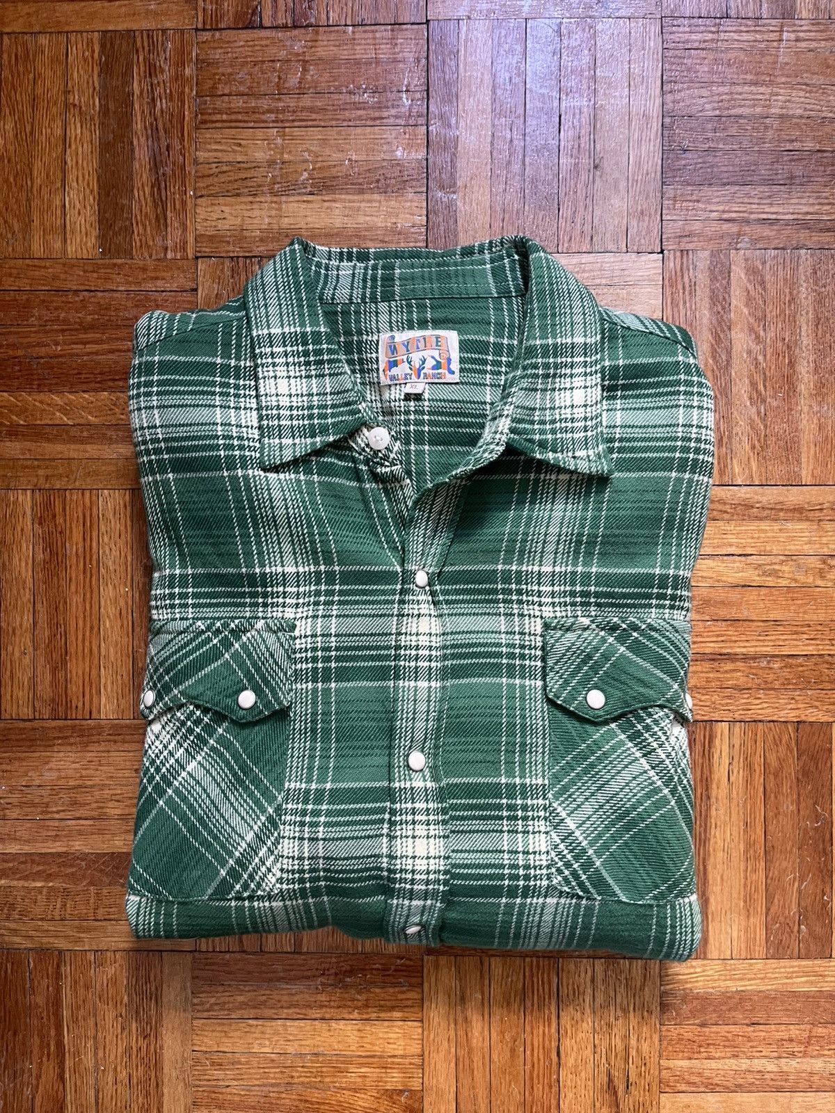WYTHE Pearlsnap Flannel Size US XXL / EU 58 / 5 - 1 Thumbnail