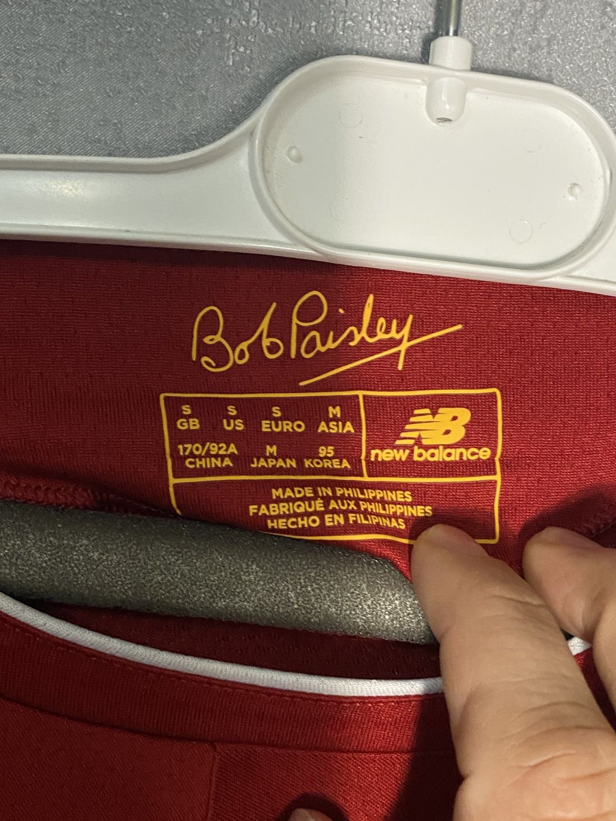 New Balance 2019 Liverpool New Balance Soccer Jersey 11 Salah Cup Size US S / EU 44-46 / 1 - 6 Thumbnail
