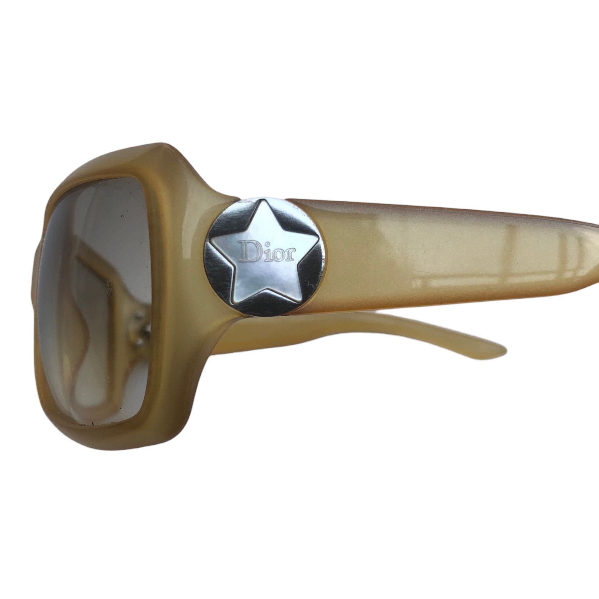 Dior 🔥Vintage CHRISTIAN DIOR 'Starshine' Oversized Sunglasses Size ONE SIZE - 8 Thumbnail