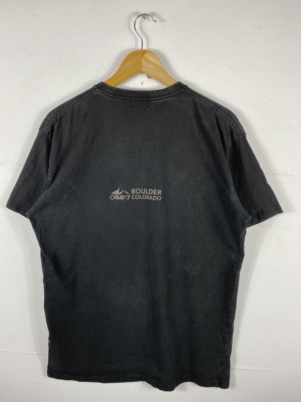 Japanese Brand Camp7 Single Pocket Embroidery T-Shirt Size US XL / EU 56 / 4 - 5 Thumbnail