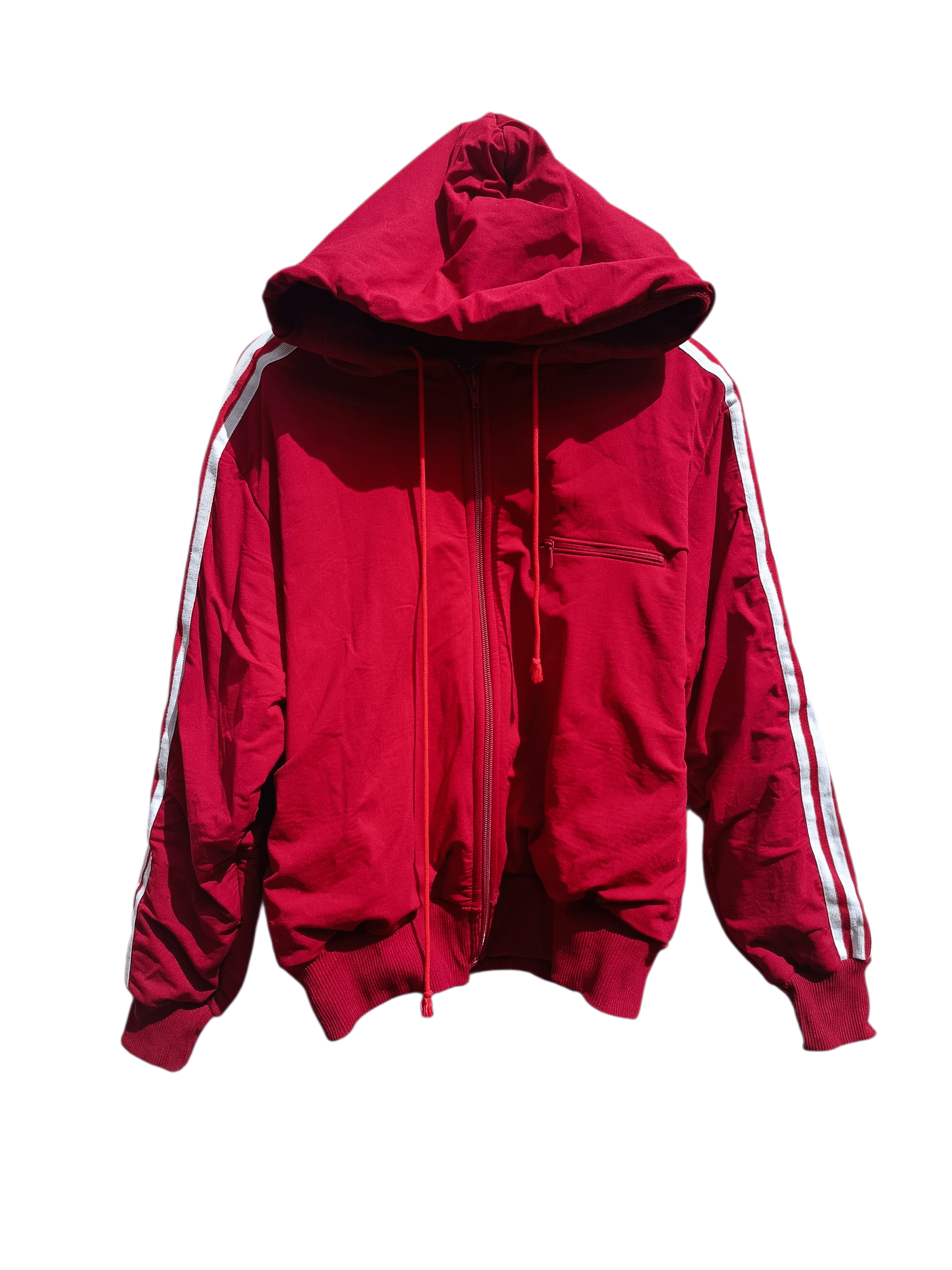 Vintage 60's Adidas Sweater Hoodie Zip Up Opti Zipper