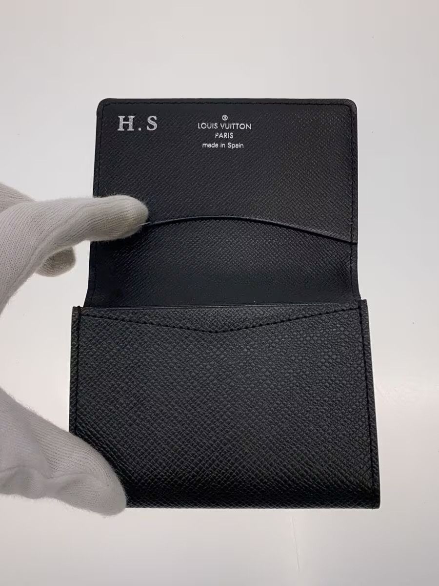Louis Vuitton Louis Vuitton Taiga Envelope Carte de Visite Black Size ONE SIZE - 4 Thumbnail
