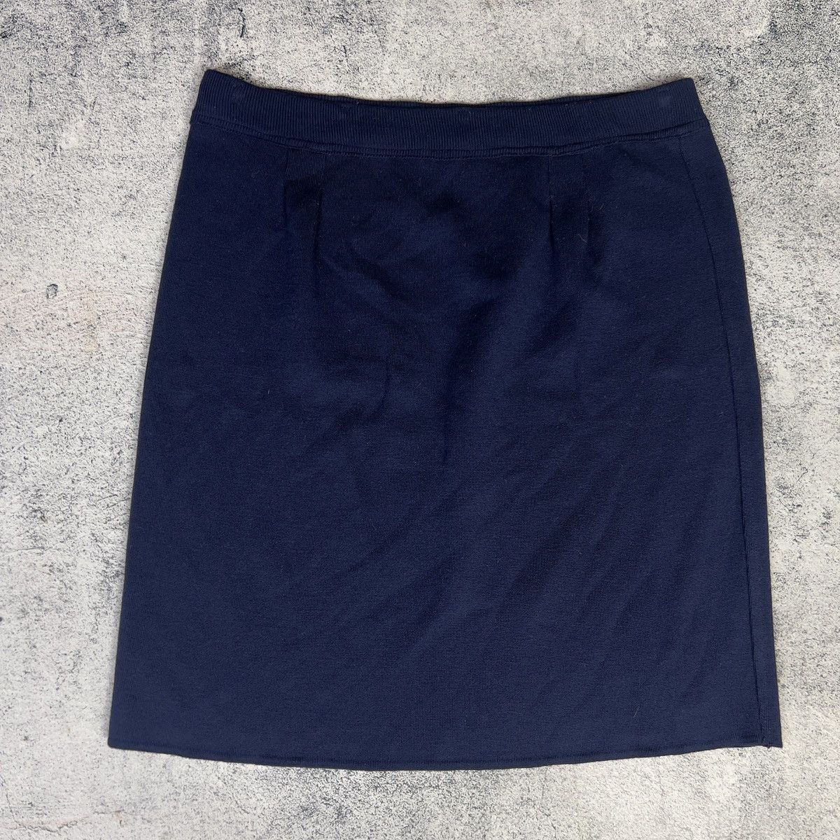 Escada Escada Skirt Women's Size 44 Wool Blue Luxury Vintage 90s Size 30" / US 8 / IT 44 - 2 Thumbnail