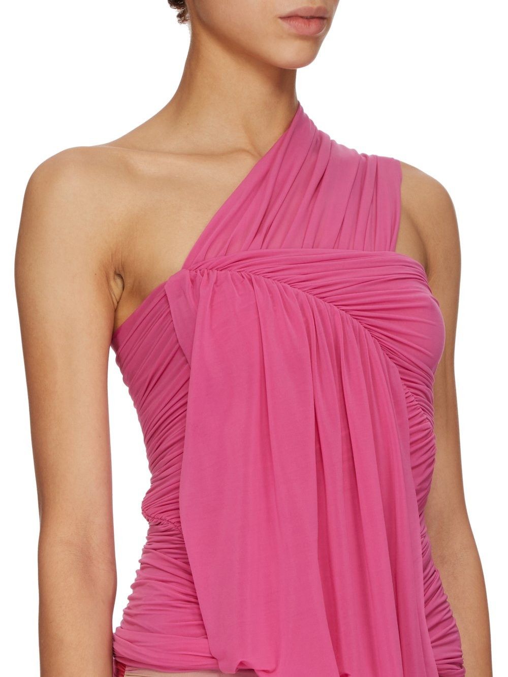 Rick Owens o1mle0426 Edfu Top Hot in Pink Size S / US 4 / IT 40 - 4 Thumbnail