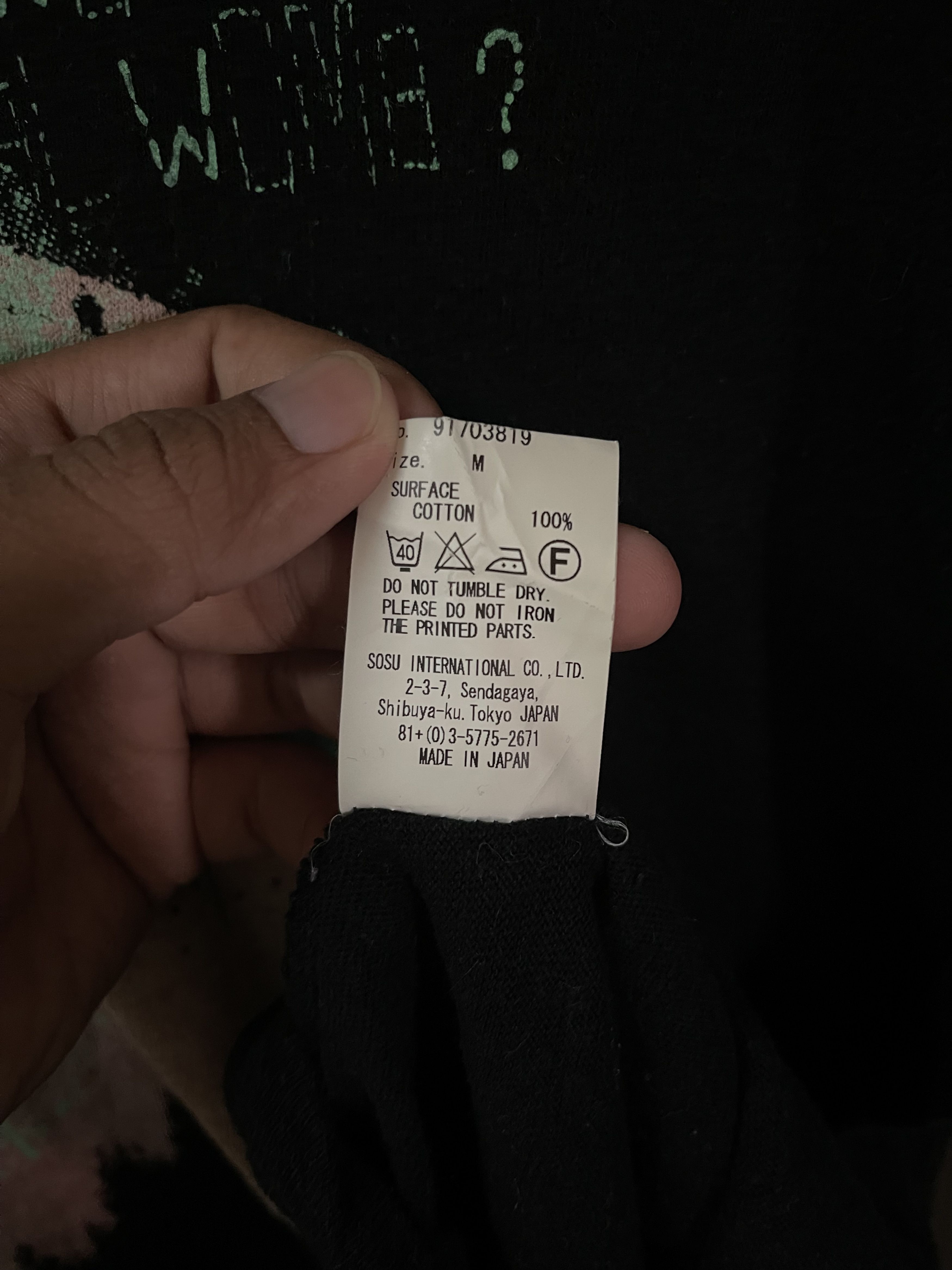Maison MIHARA YASUHIRO Vtg Miharayasuhiro Folded Black Tee Shirt Size US M / EU 48-50 / 2 - 6 Thumbnail