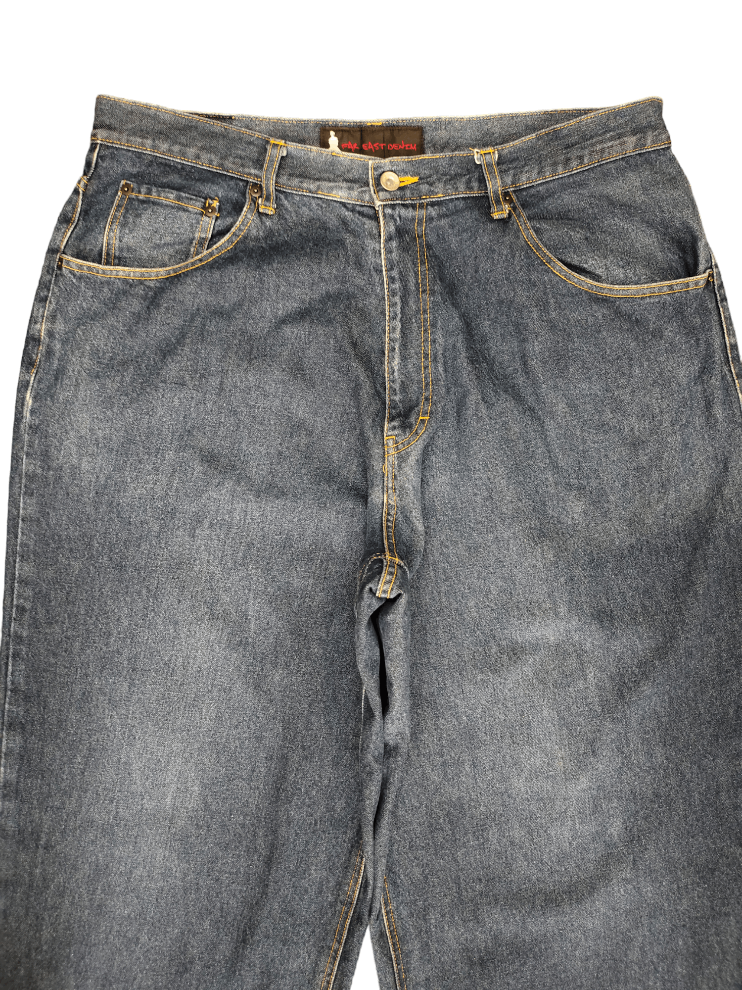 Japanese Brand Baggy Jeans Far East Wide Leg Denim Y2k Jnco Size US 36 / EU 52 - 2 Thumbnail
