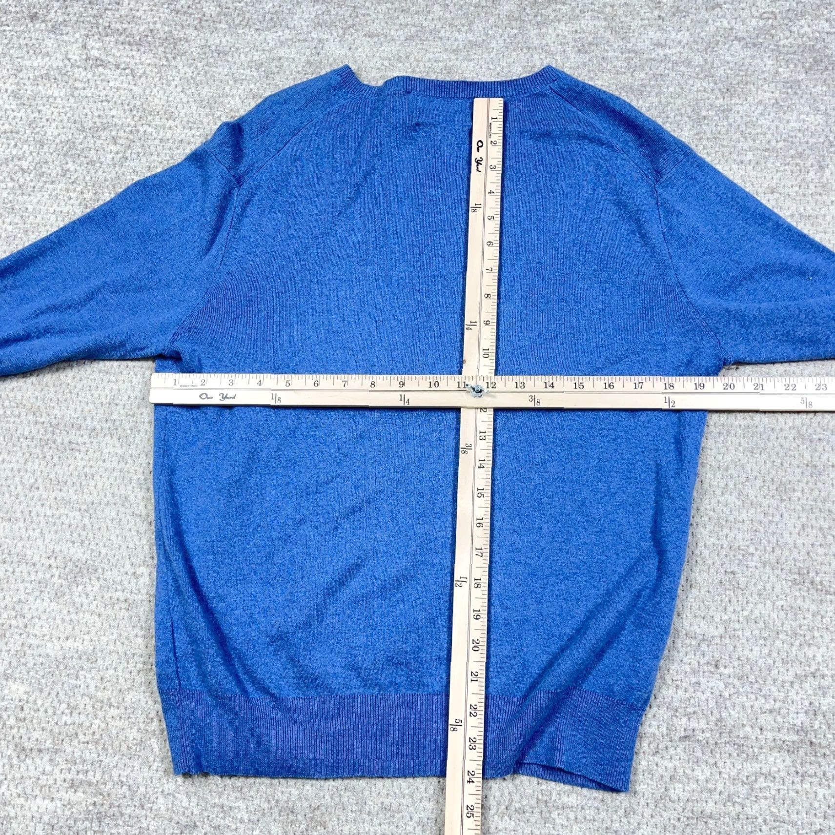 Polo Ralph Lauren Polo Ralph Lauren Sweater Men Medium Blue Red Pony Pima Cotton V-Neck Soft Adult Size US M / EU 48-50 / 2 - 7 Thumbnail