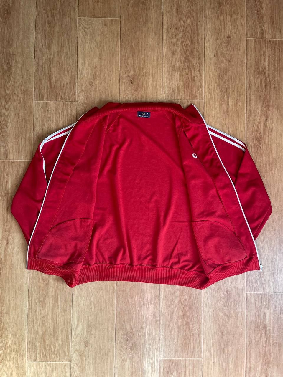 Fred Perry × Vintage Fred Perry Zip Track Jackets y2k Stripes on sleeves Size XL Size US XL / EU 56 / 4 - 14 Thumbnail