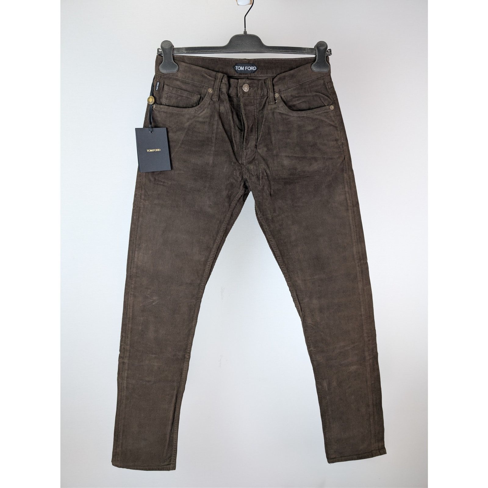 Tom Ford o1rshd1 Slim Fit Denim Jeans in Charcoal Size US 32 / EU 48 - 2 Thumbnail