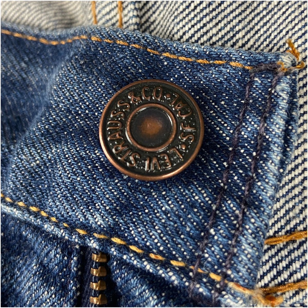 Levi's 1970–71 Levi’s 646 Jeans Big E Orange – Made in USA Size US 34 / EU 50 - 11 Thumbnail