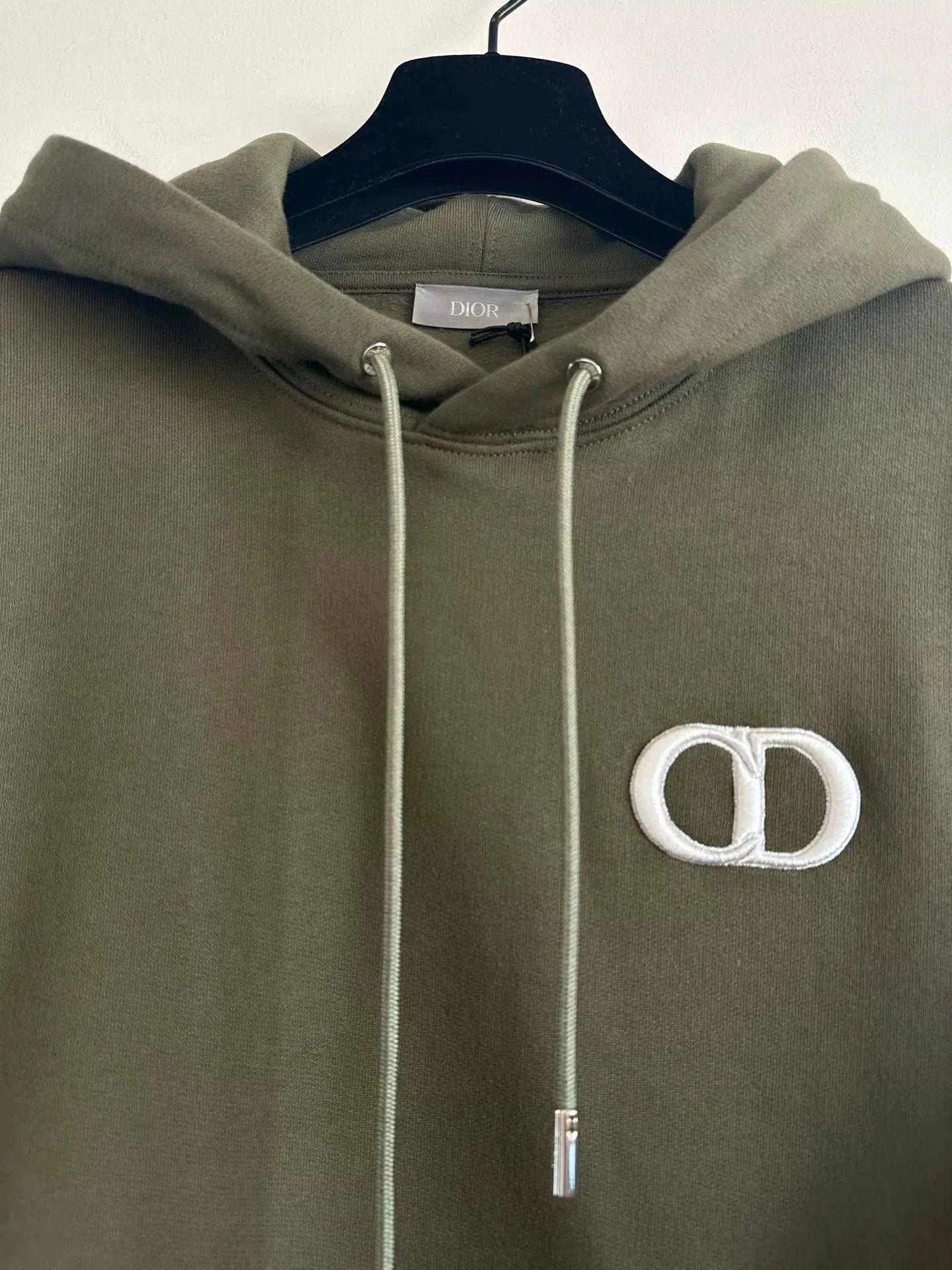 Dior Dior Military Green CD Embroidered Hoodie. Size XXS / US 00 / IT 34 - 9 Thumbnail