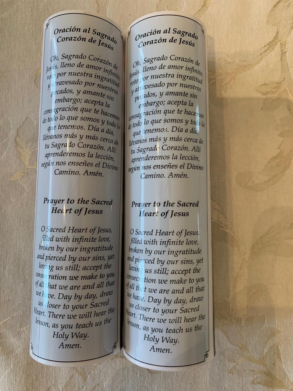 Other 2 Sacred Heart of Jesus Flameless Candles Size ONE SIZE - 2 Thumbnail
