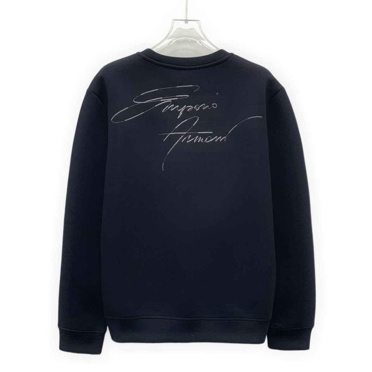 Armani Armani Black Logo Printed Long Sleeve Sweatshirt K26WX Size US M / EU 48-50 / 2 - 2 Thumbnail