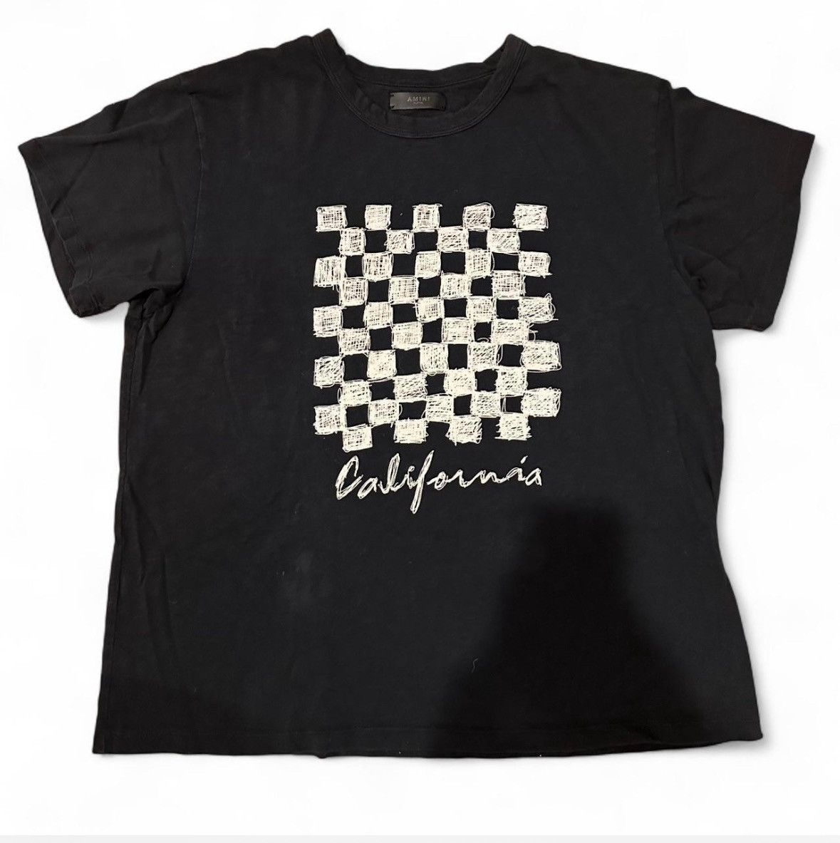 Amiri Amiri checkered “California” T-shirt Size US XL / EU 56 / 4 - 1 Thumbnail