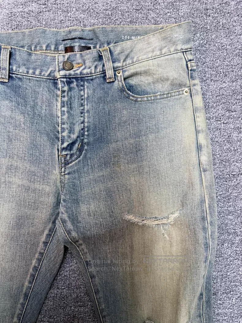 Saint Laurent Paris Saint Laurent Paris Distressed Destroyed Denim Jeans i Size US 31 - 7 Thumbnail