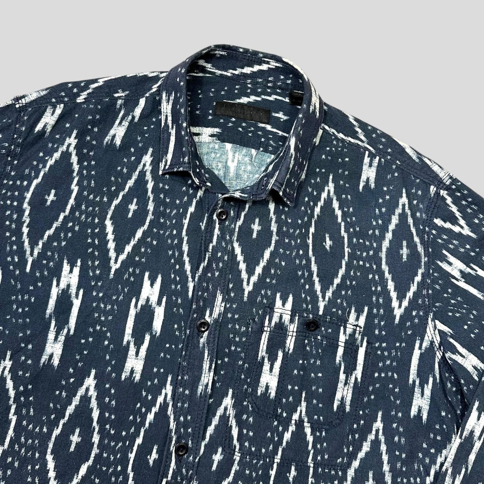 Burberry Burberry Prorsum 2012 Ikat Runway Print LS Boxy Shirt - S Size US S / EU 44-46 / 1 - 2 Thumbnail