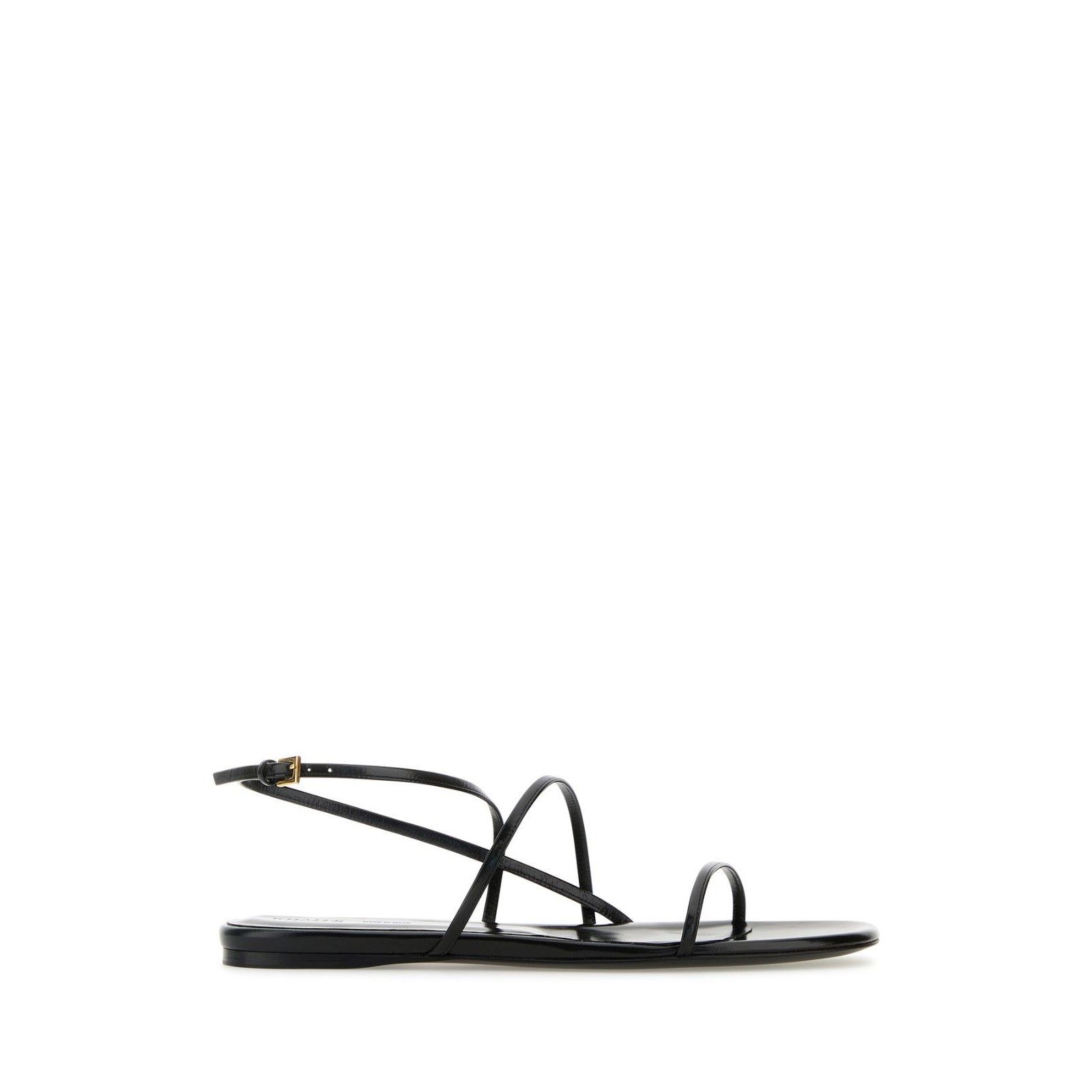 KHAITE KHAITE Loop Black String Leather Sandals New & Authentic (Wo Size US 6 / IT 36 - 1 Thumbnail
