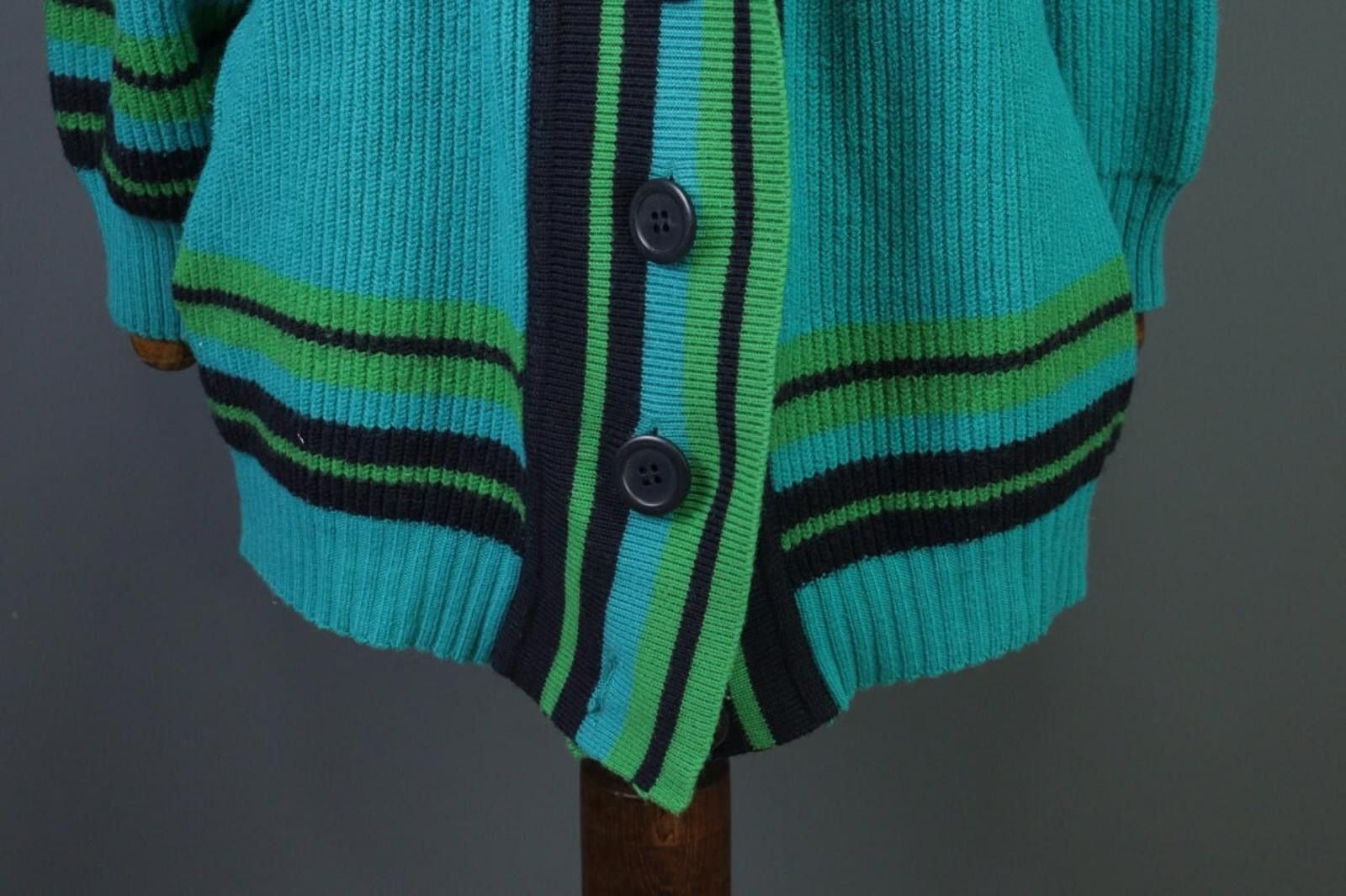 Christian Dior Monsieur Mondi Blue Colege Vintage Wool Knit 3 Sweater Size 38 / M Size M / US 6-8 / IT 42-44 - 4 Thumbnail
