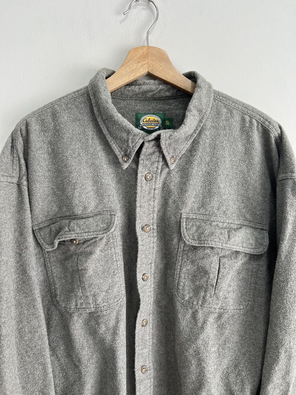 Cabelas Cabelas Button Up Shirt grey 3XL Size US XXL / EU 58 / 5 - 6 Thumbnail