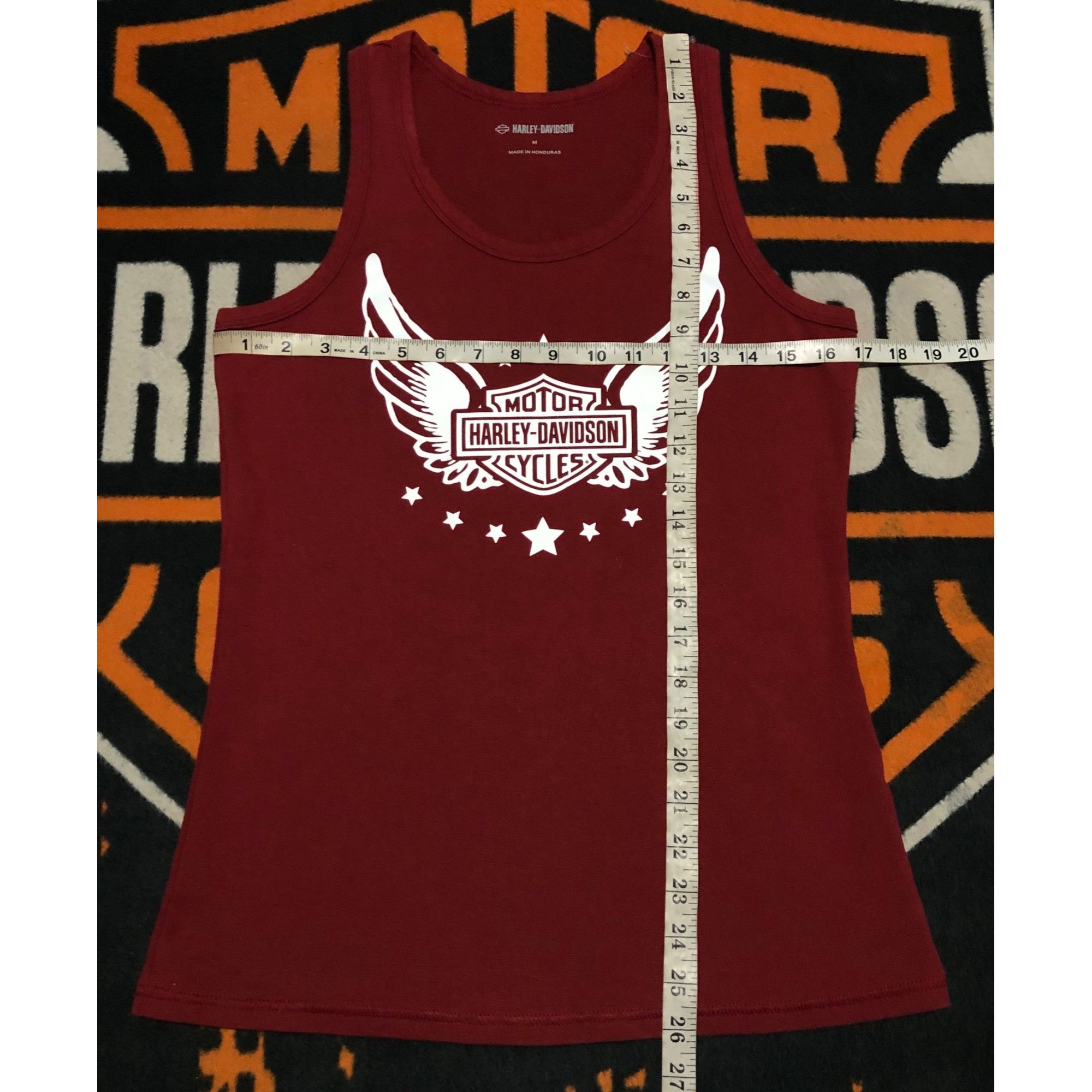 Harley Davidson Harley-Davidson Women Medium Racerback Tank Wounded Warrior Size M / US 6-8 / IT 42-44 - 5 Thumbnail