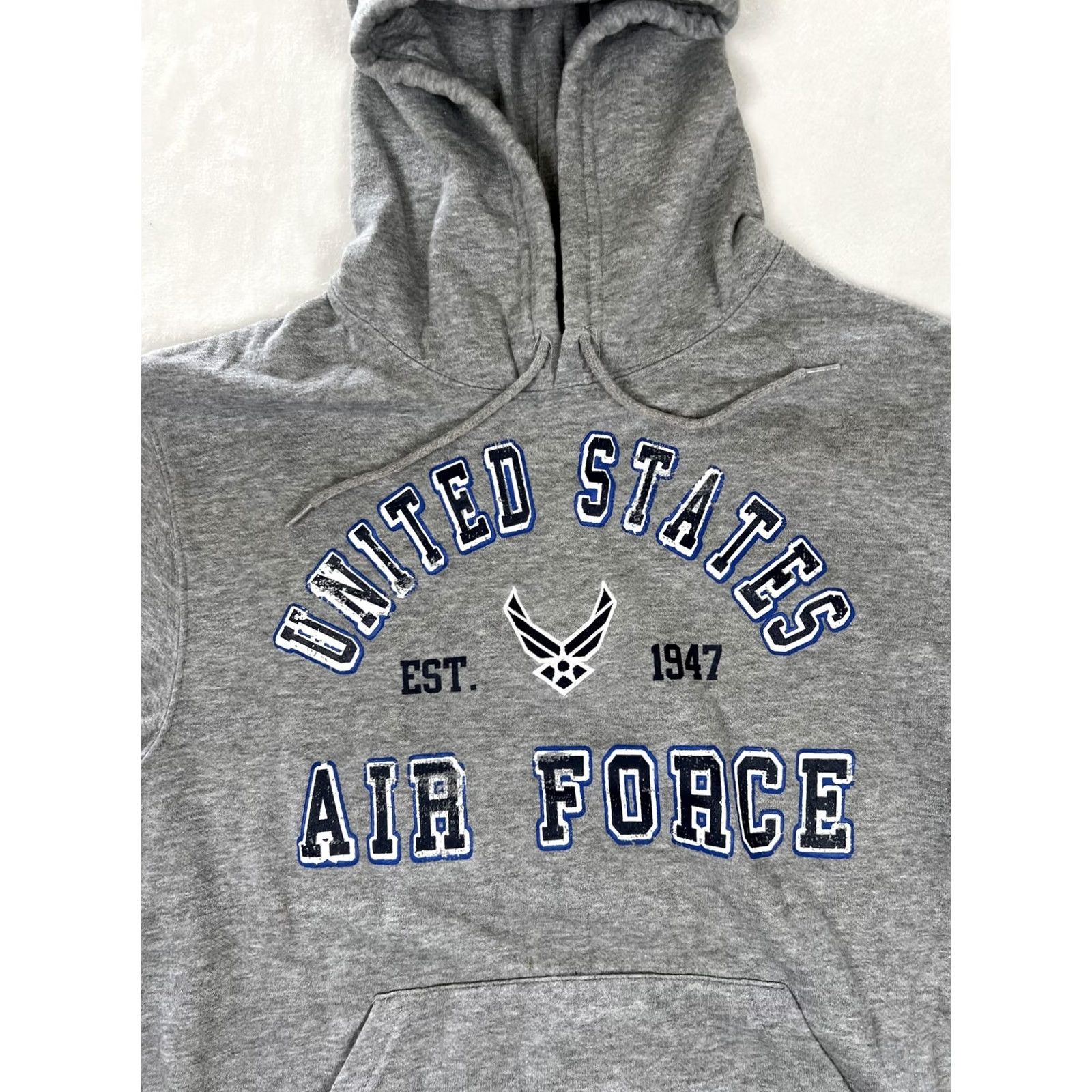 Soffe VINTAGE United States Air Force Hoodie Mens L Gray Pullover Fleece Sweatshirt Size US L / EU 52-54 / 3 - 2 Thumbnail