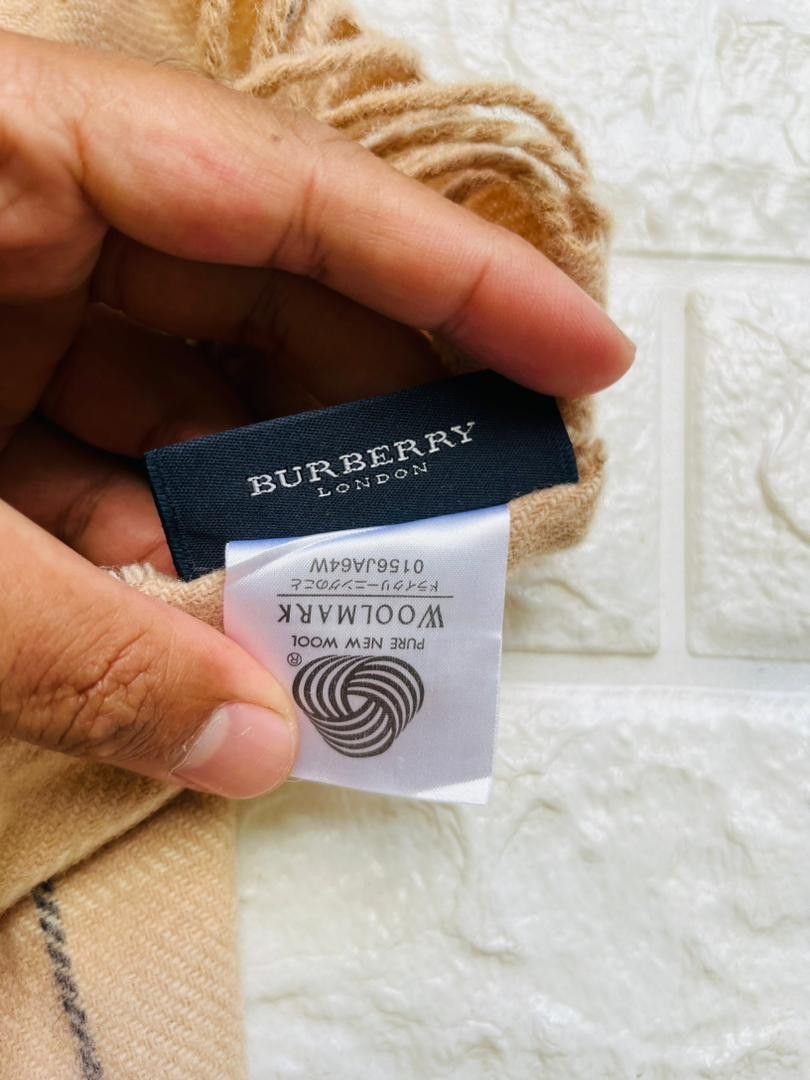 Burberry × Japanese Brand Vintage Burberry Wool Size ONE SIZE - 5 Thumbnail