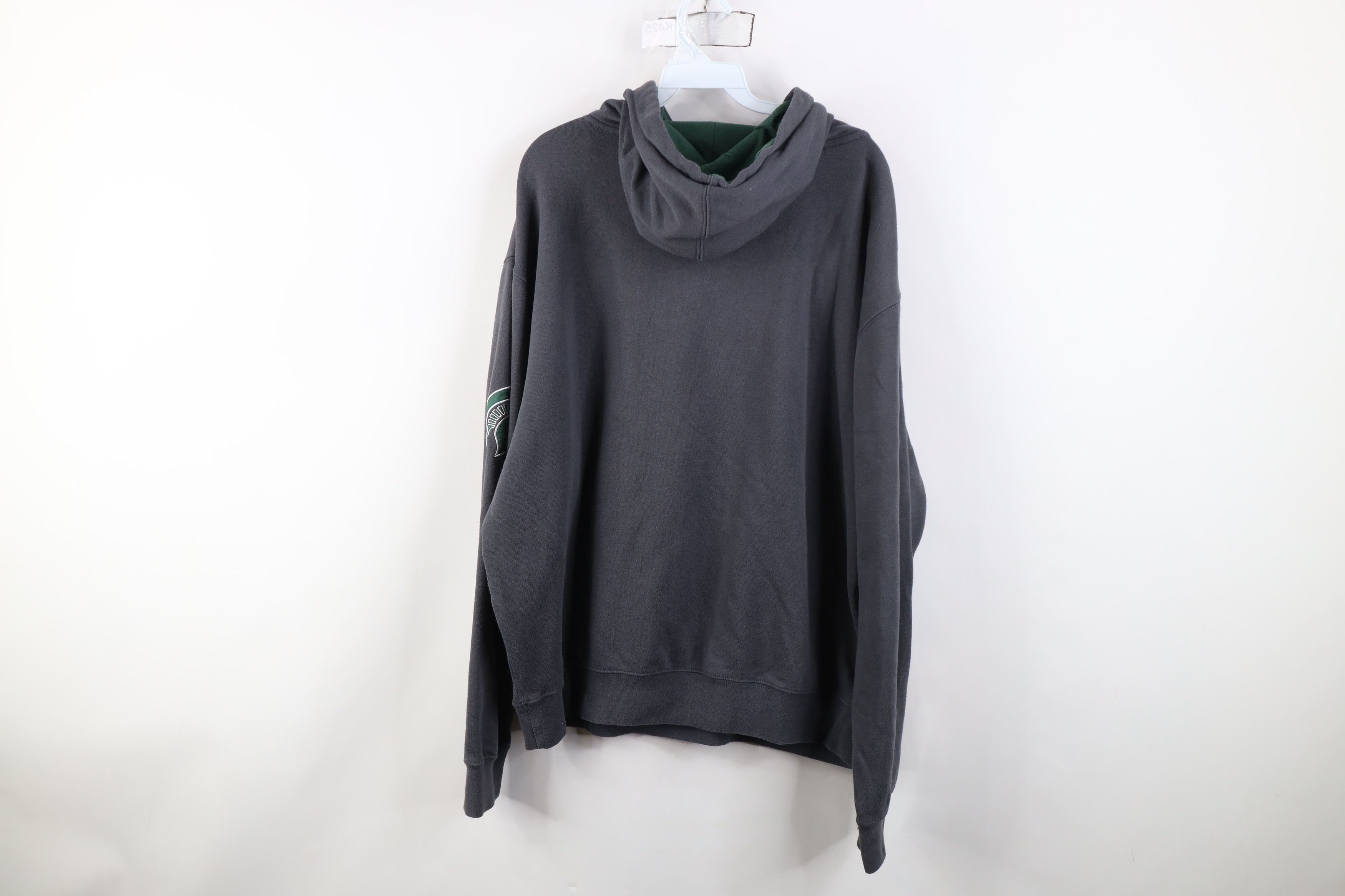 Vintage Vintage Michigan State University Hoodie Sweatshirt Gray Size US XXL / EU 58 / 5 - 11 Thumbnail