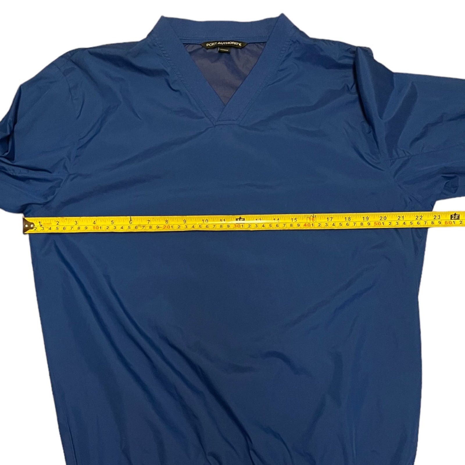 Port Authority Port Authority Blue Pullover V Neck Windbreaker Medium Size US M / EU 48-50 / 2 - 3 Thumbnail