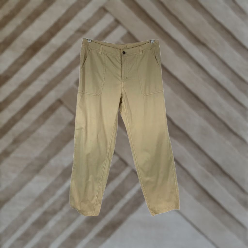 Pendleton Pendleton - Women's 10 - Beige Cotton Blend Casual Chino Pants / Jeans Ballpark? Size 32" / US 10 / IT 46 - 1 Thumbnail