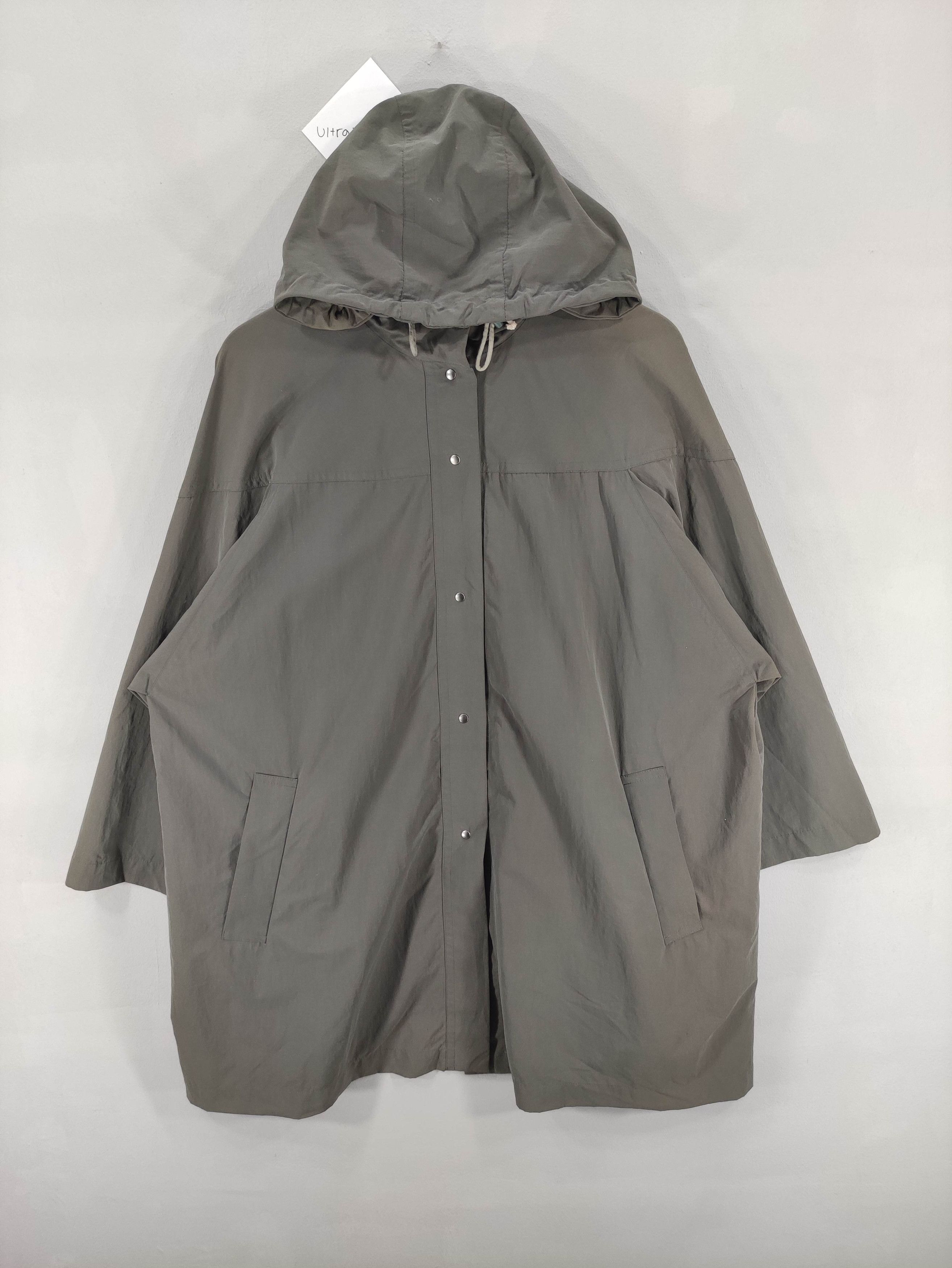 Hiroko Koshino Homme Vintage Hiroko Bis Pullover Hoodie Nylon Jacket Over Size Size 4XL / US 24-26 - 1 Thumbnail
