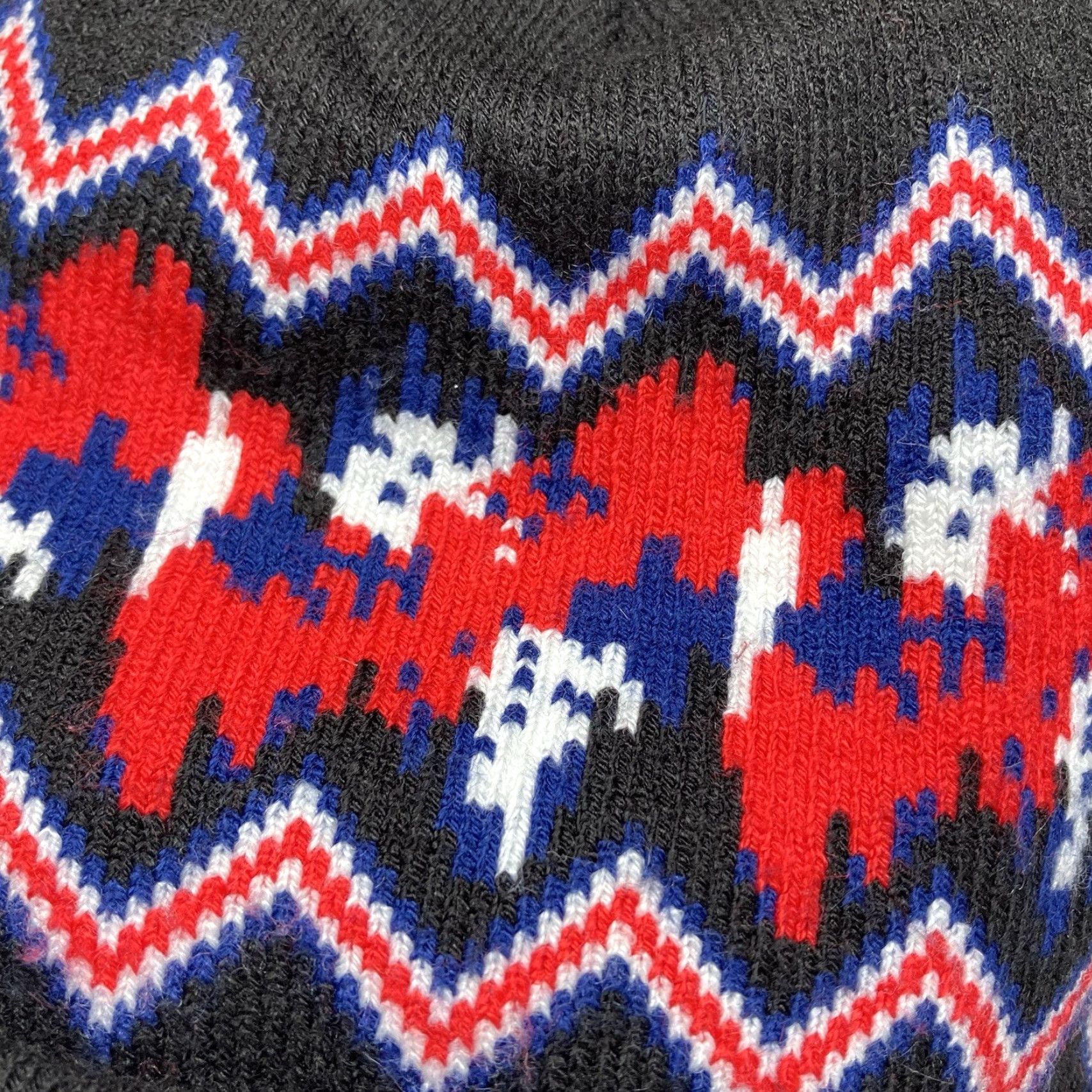 Nike VINTAGE Nike Winter Knit Beanie Cuffed Pom Hat Black Blue White Red Kevin Durant Y2K Beanie Men's Women’s One Size Knit Acrylic Size ONE SIZE - 3 Thumbnail
