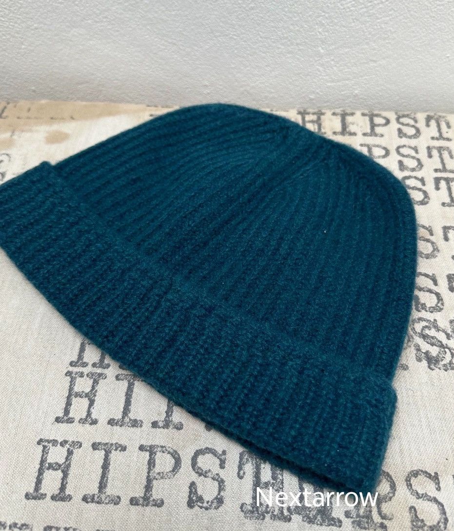 Visvim Visvim V-shaped logo wool peacock blue green c2412-Nextarrow Size ONE SIZE - 2 Thumbnail