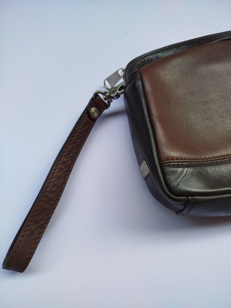 Lanvin Lanvin Collection Two-Tone Leather Clutch/Wristlet. Size ONE SIZE - 3 Thumbnail
