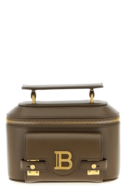 Balmain BALMAIN Small B-buzz Green Leather Top Handle Bag New Size ONE SIZE - 1 Thumbnail