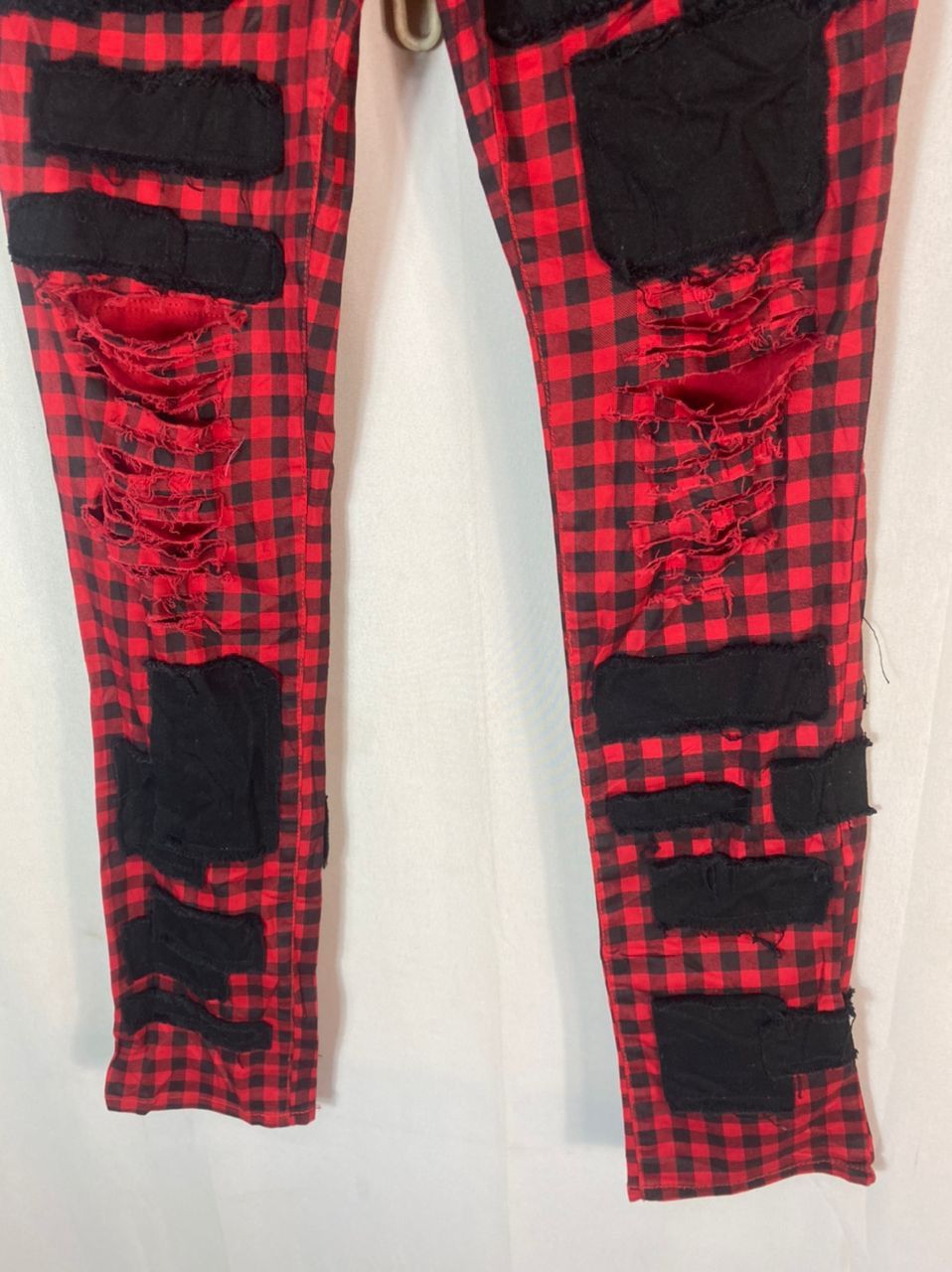 Japanese Brand × Seditionaries Best price 🔥Jury black patchwork distressed pants Size US 29 - 11 Thumbnail