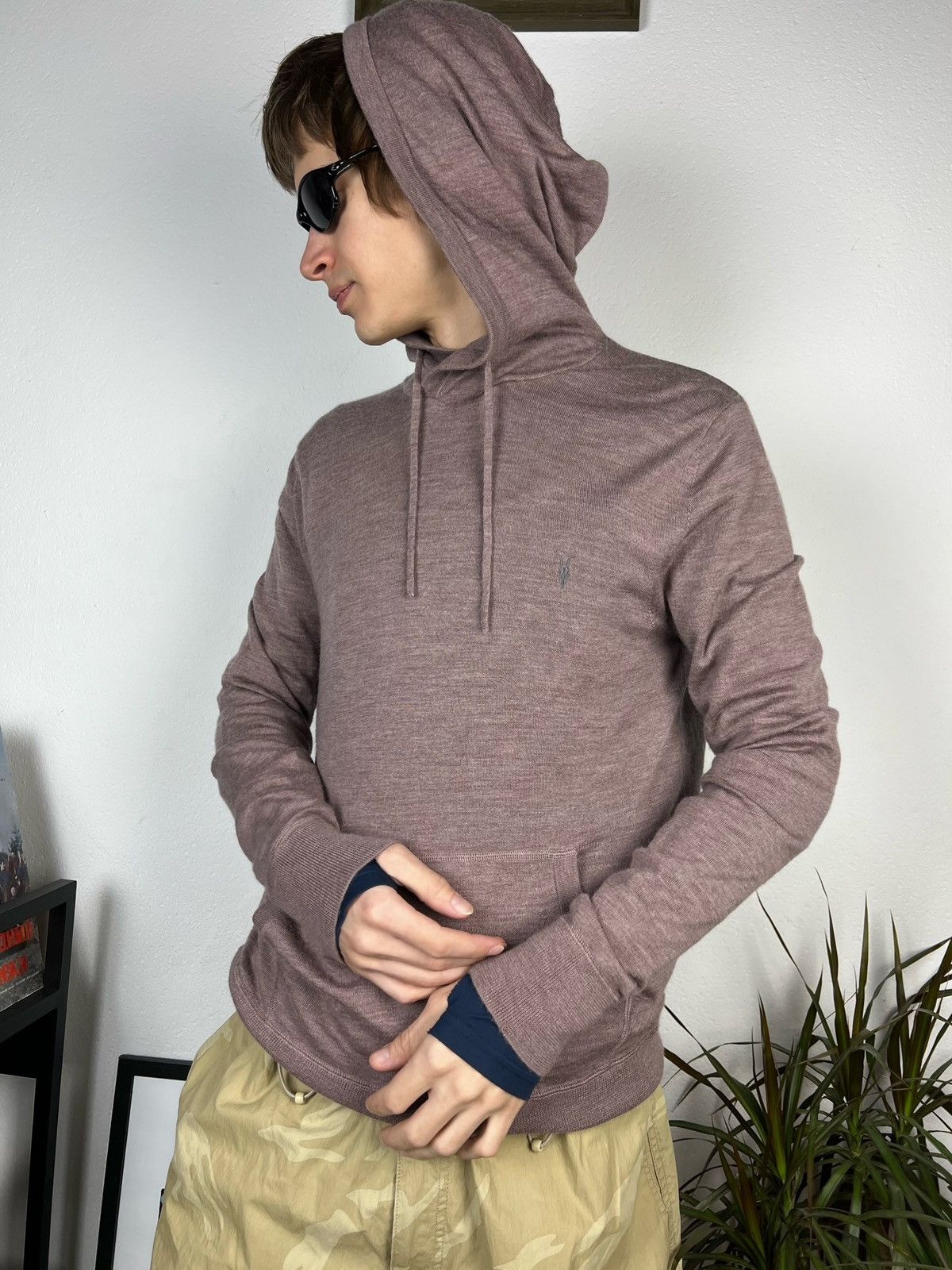Allsaints All saints Merino wool Hoodie Size US L / EU 52-54 / 3 - 16 Thumbnail