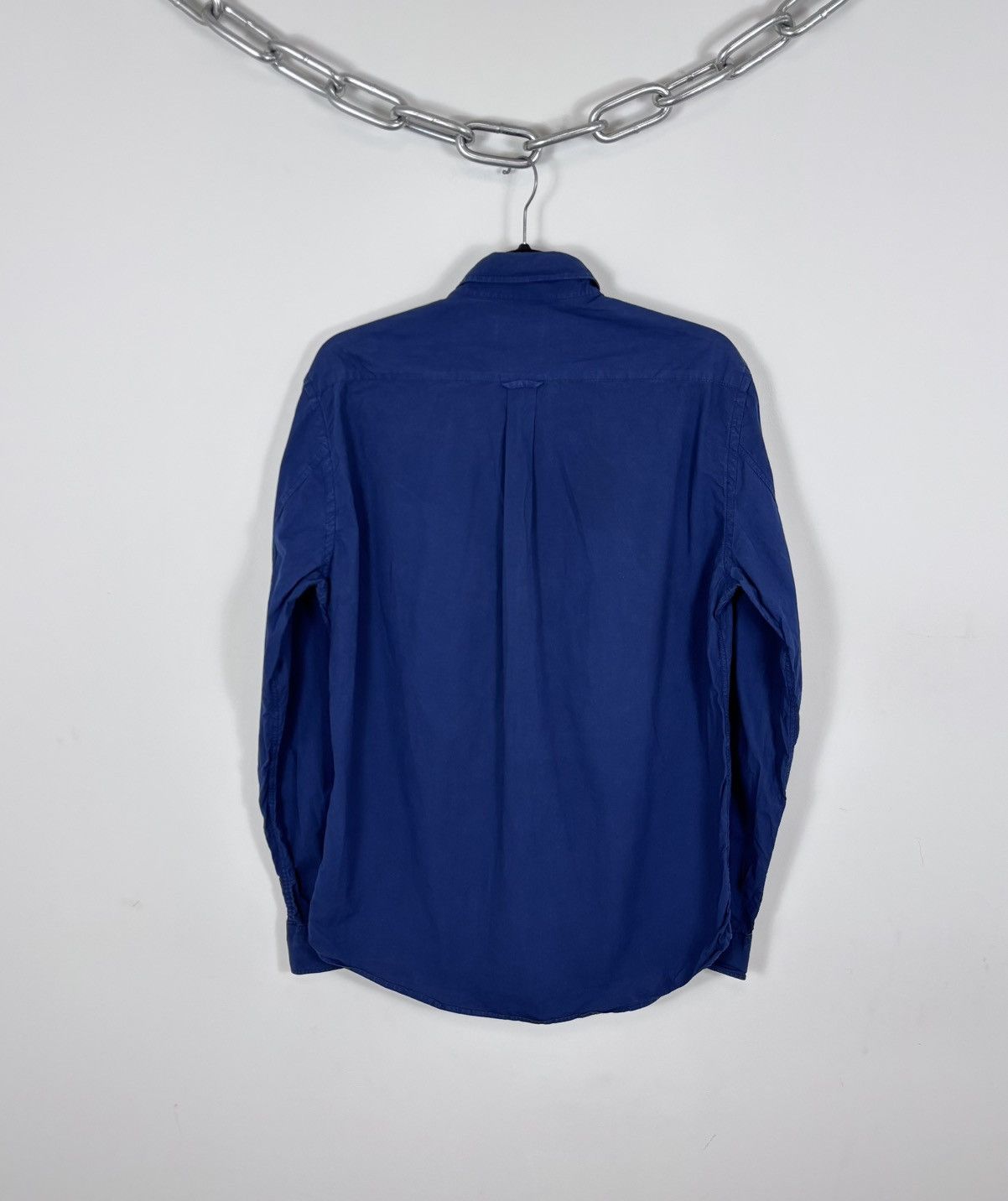 NN07 NN07 No Nationality New Derek Men’s Blue Long Sleeve Shirt Size US M / EU 48-50 / 2 - 14 Thumbnail