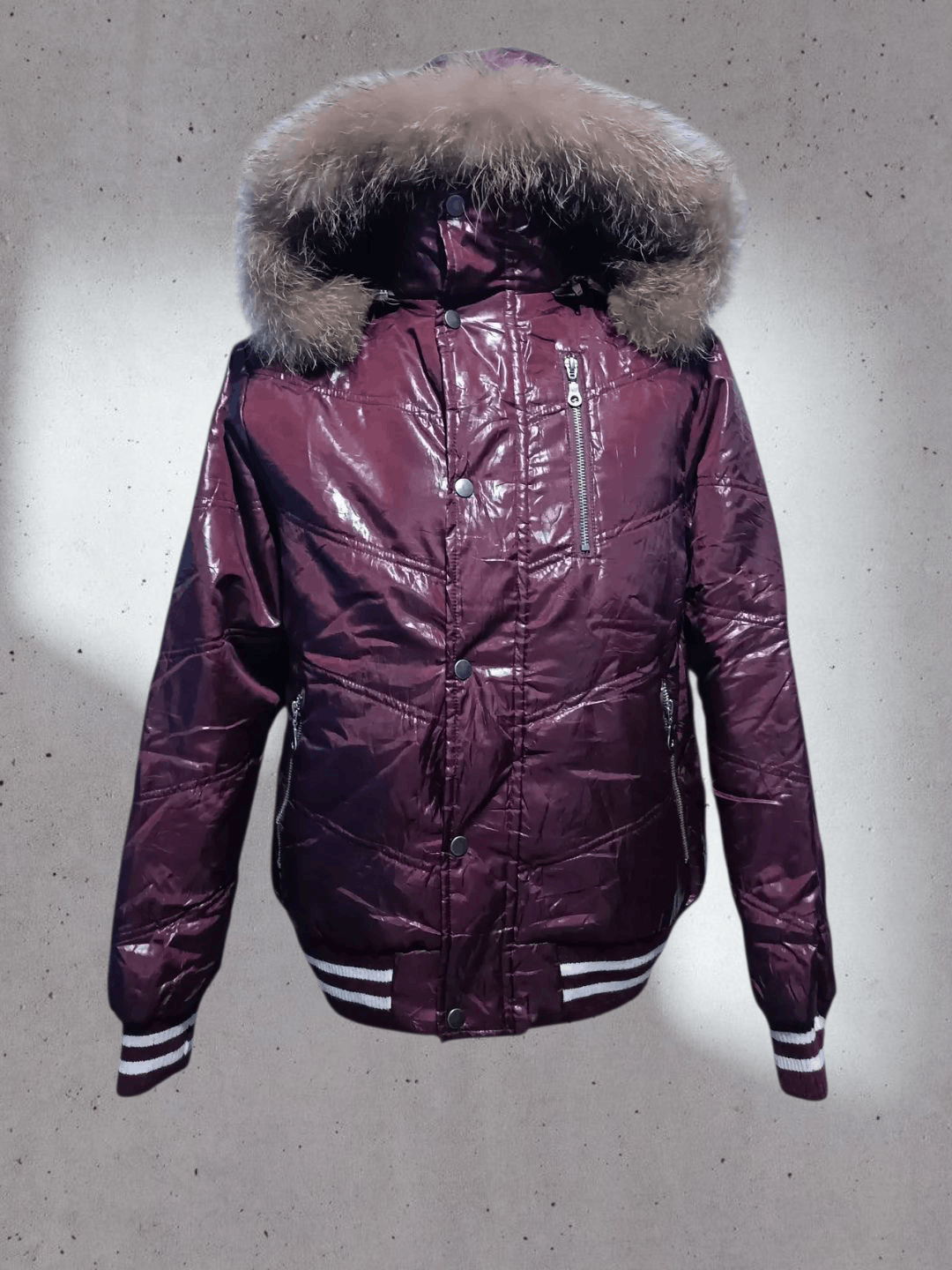 Japanese Brand Double Layer Fur Puffer Jacket Kmrii Lgb Ifsix Cdg Style Size US L / EU 52-54 / 3 - 1 Thumbnail