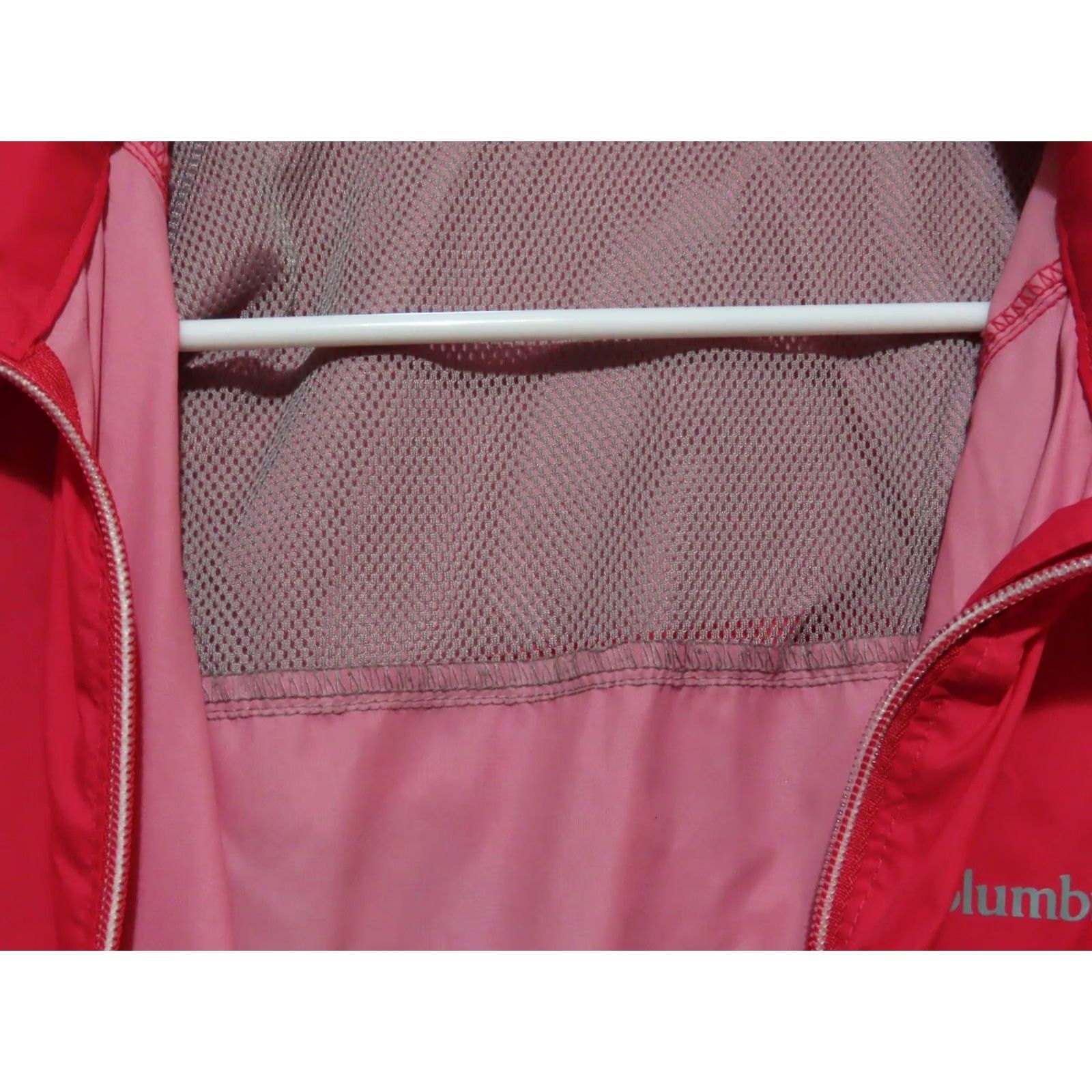 Pinko Columbia Womens M Pink Switchback II Packable Hooded Windbreaker Zip Pockets Water Resistant Jacket Size M / US 6-8 / IT 42-44 - 6 Thumbnail
