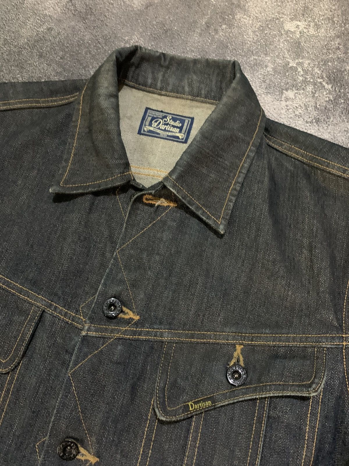 Studio D'Artisan 💎 Studio D'Artisan D4386 Denim Jacket Size US M / EU 48-50 / 2 - 3 Thumbnail