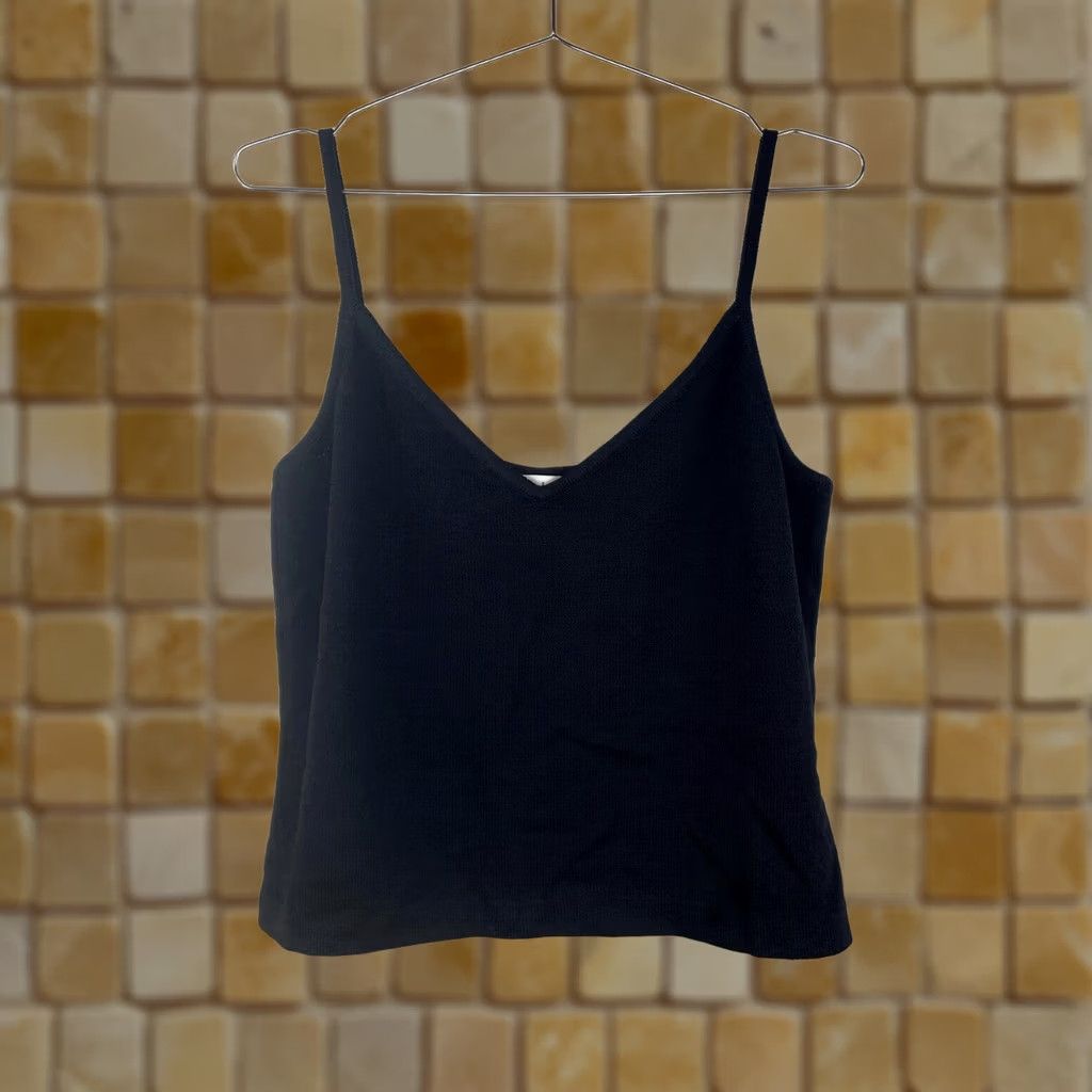 Vintage ST JOHN KNIT EVENING Tank Womens Black USA L 18" Pit 12.5" Length Vintage? No A26 Size L / US 10 / IT 46 - 1 Thumbnail