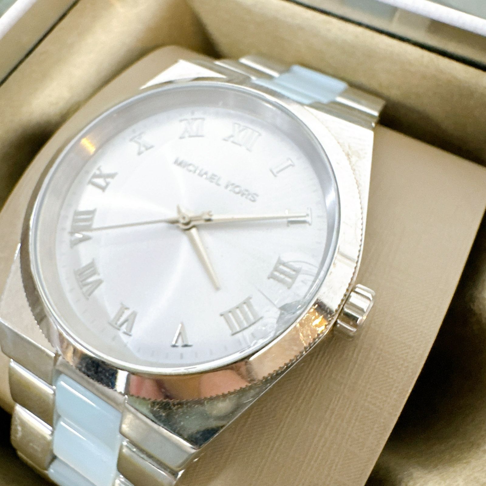 Michael Kors Michael Kors MK6150 Channing Silver Dial Stainless Steel Size ONE SIZE - 3 Thumbnail