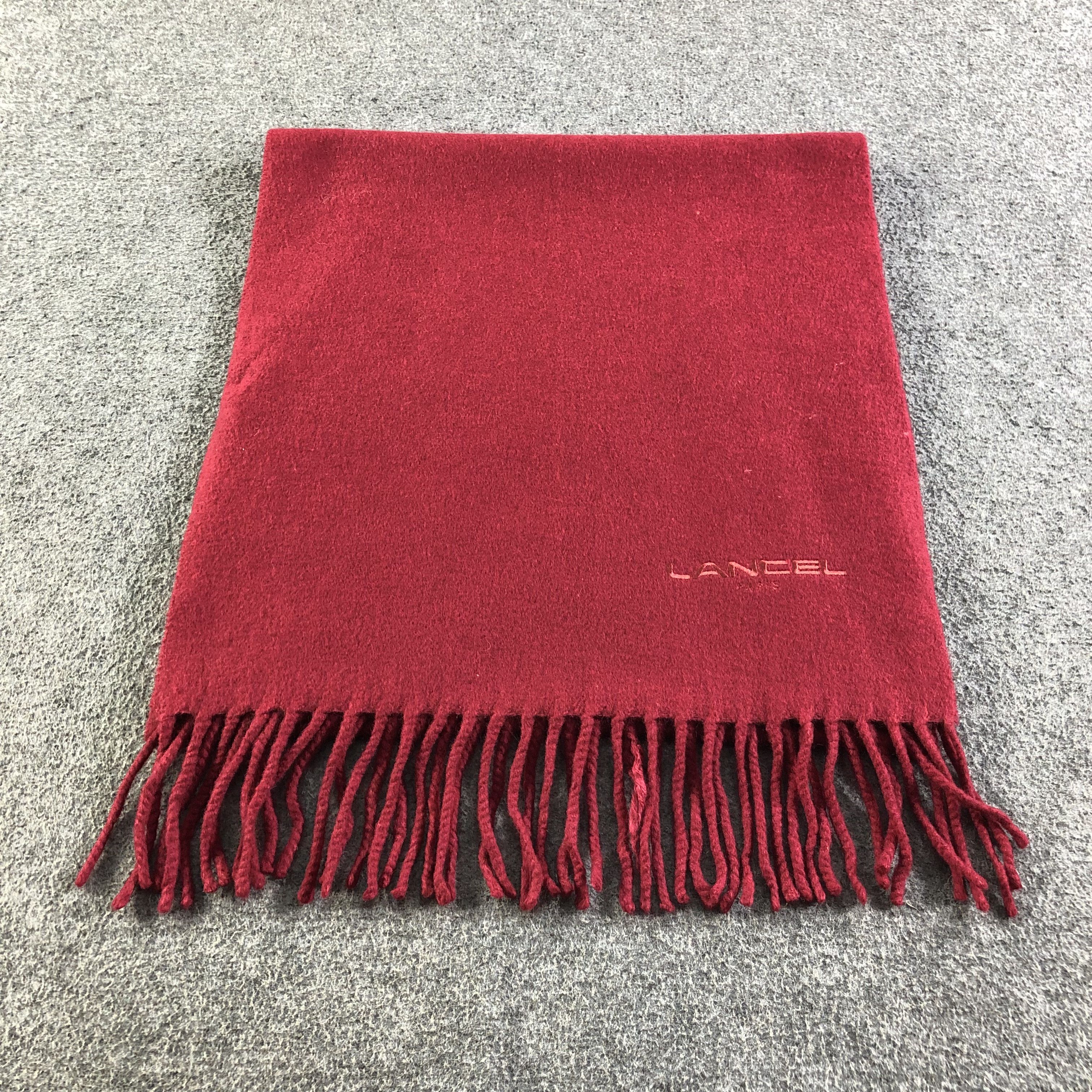 Lancel Lancel Cashmere Scarf Muffler Neckwear V2102 Size ONE SIZE - 3 Thumbnail