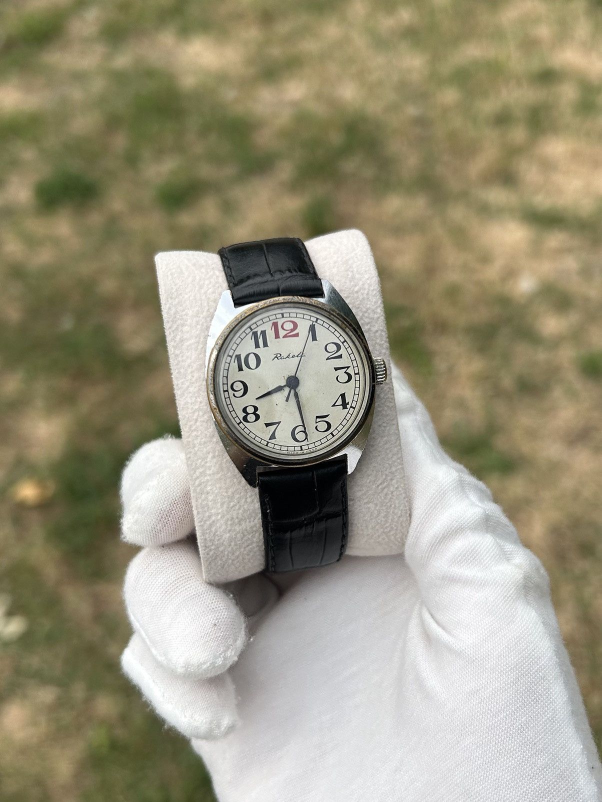 Vintage Vintage Watch Raketa USSR Soviet Mechanical 1980s Size ONE SIZE - 7 Thumbnail