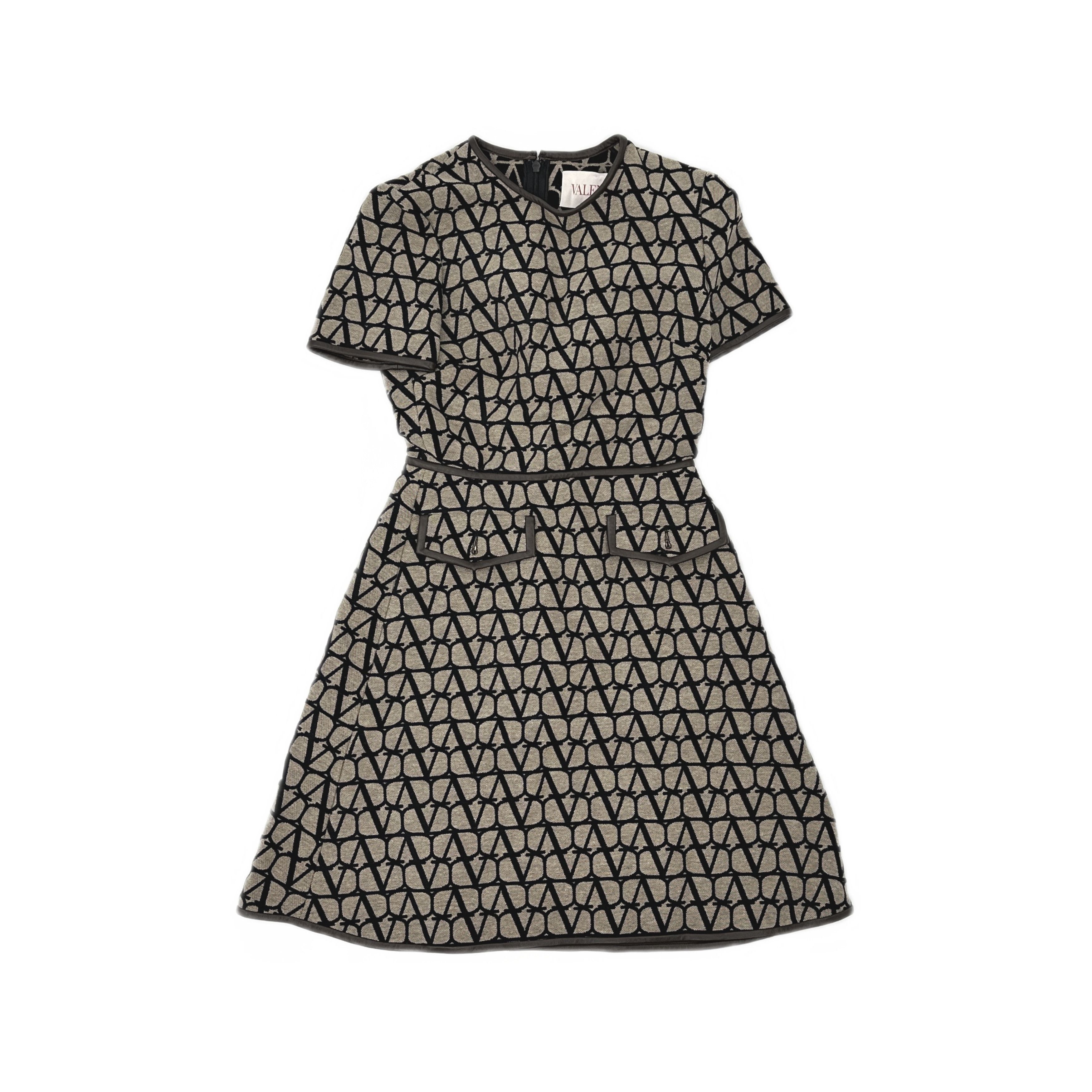 Valentino Valentino Monogram Mini Dress Size 38 Size XS / US 0-2 / IT 36-38 - 1 Thumbnail